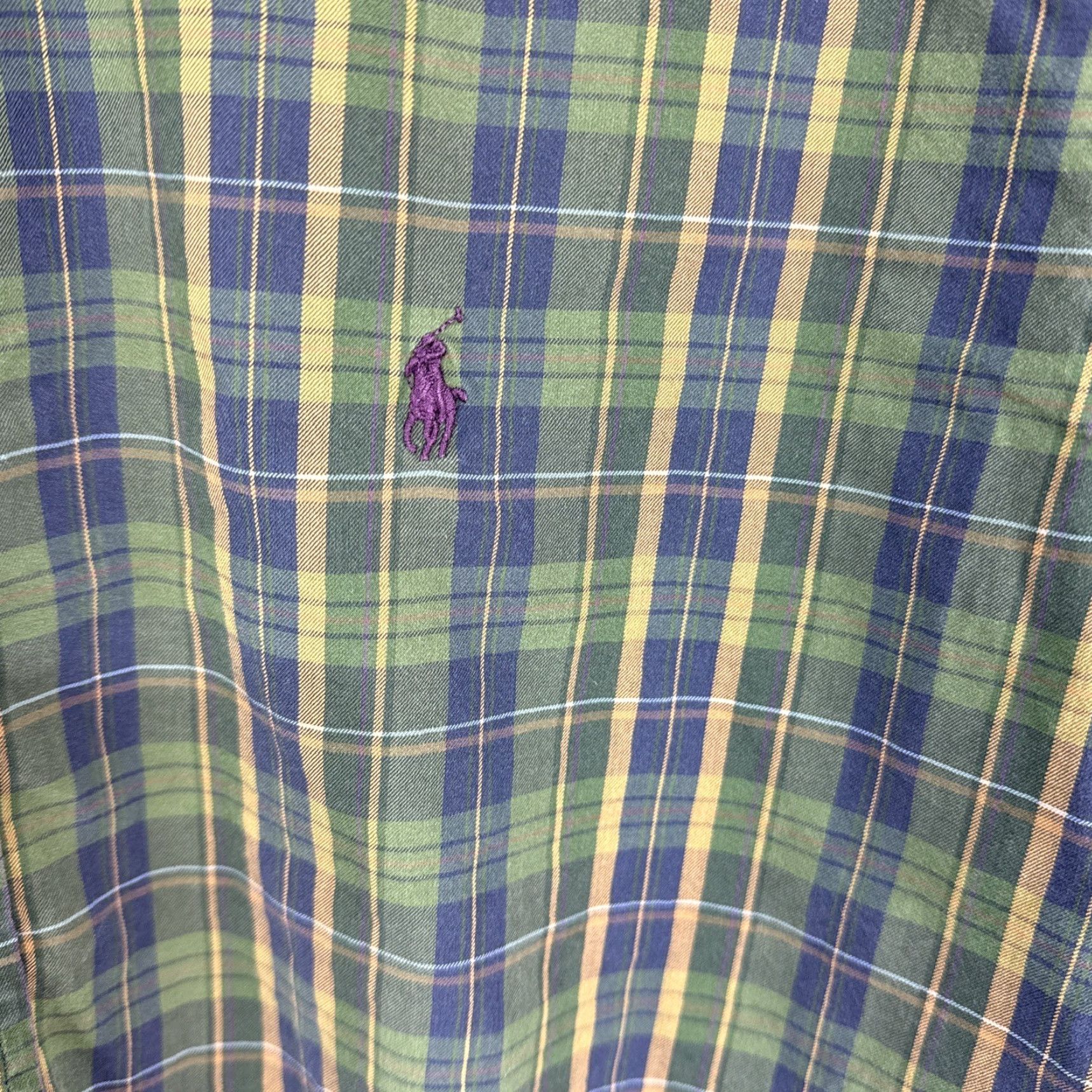 Polo Ralph Lauren VINTAGE Polo Ralph Lauren Male Classic Fit Shirt XL Plaid Long Sleeve Button-Up Shirts Size US XL / EU 56 / 4 - 6 Thumbnail
