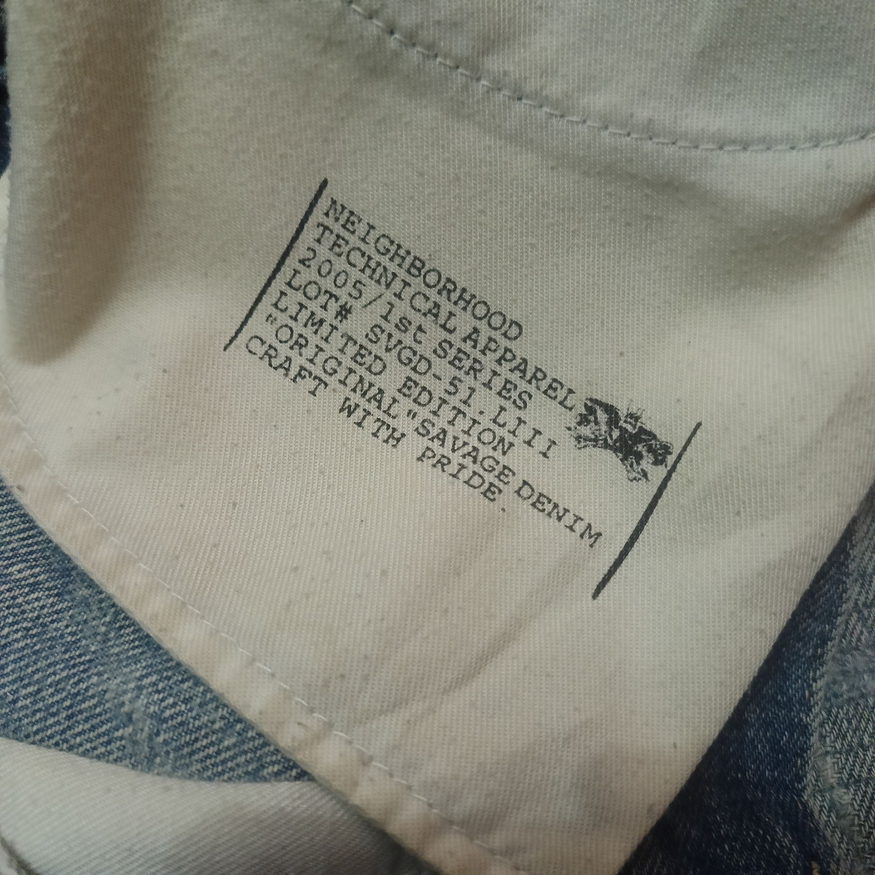 Neighborhood Rare!!! Neighborhood Savage Selvedge Jeans Distressed Jeans Size US 33 - 11 Thumbnail