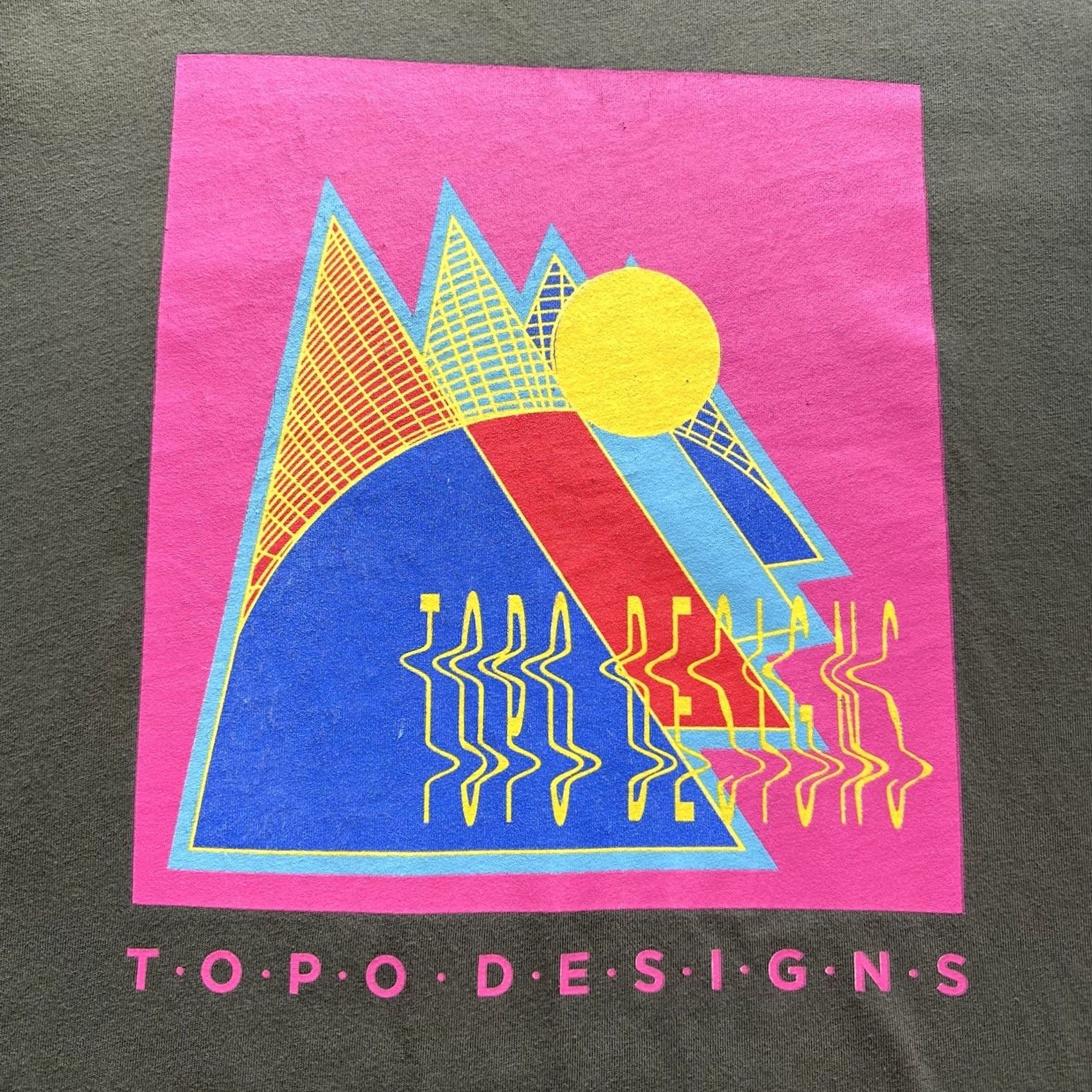 Topo Designs Topo Designs Shirt Medium Green Casual Outdoors Denver Colorado Mountains Mens T-Shirt Size US M / EU 48-50 / 2 - 3 Thumbnail
