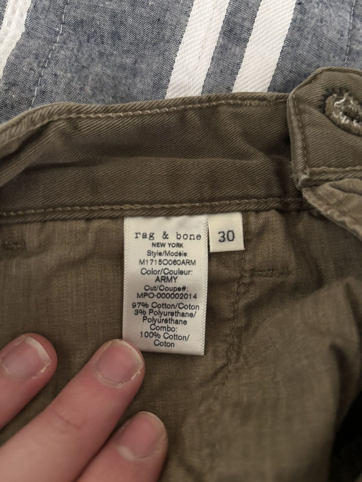 Rag & Bone Rag & Bone Fit 2 Slim Chino Pants Size US 30 / EU 46 - 5 Thumbnail