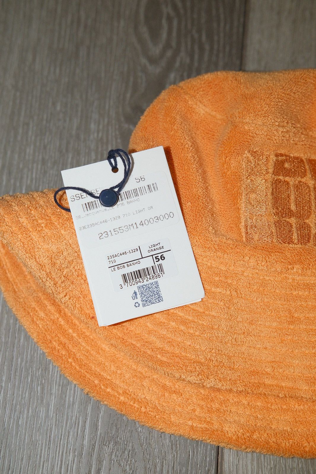 Jacquemus Jaquemus Orange Towel Bucket Hat Size ONE SIZE - 3 Thumbnail