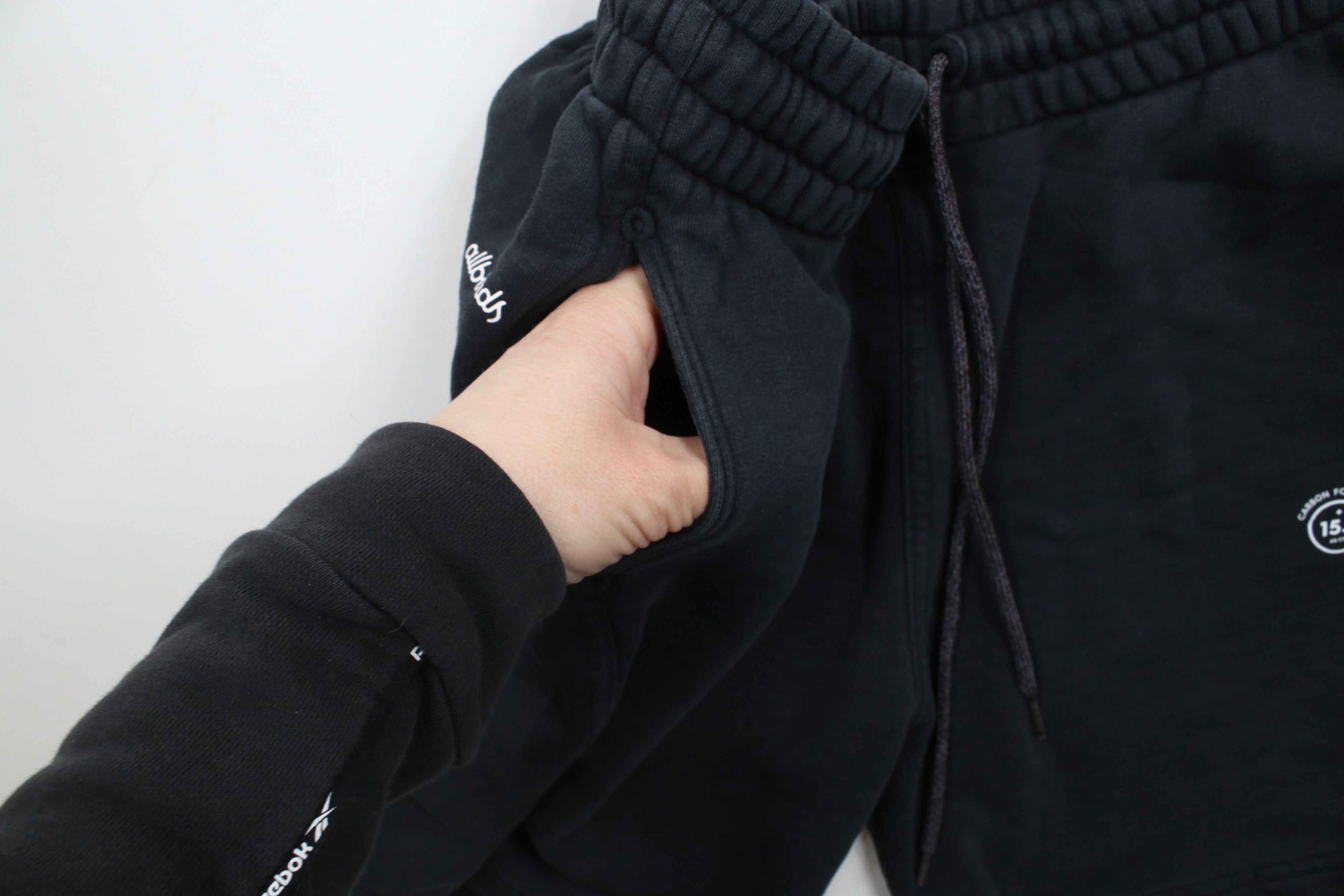 Allbirds × Vintage allbirds Spell Above Knee French Terry Cloth Shorts Black Size US 28 / EU 44 - 6 Thumbnail