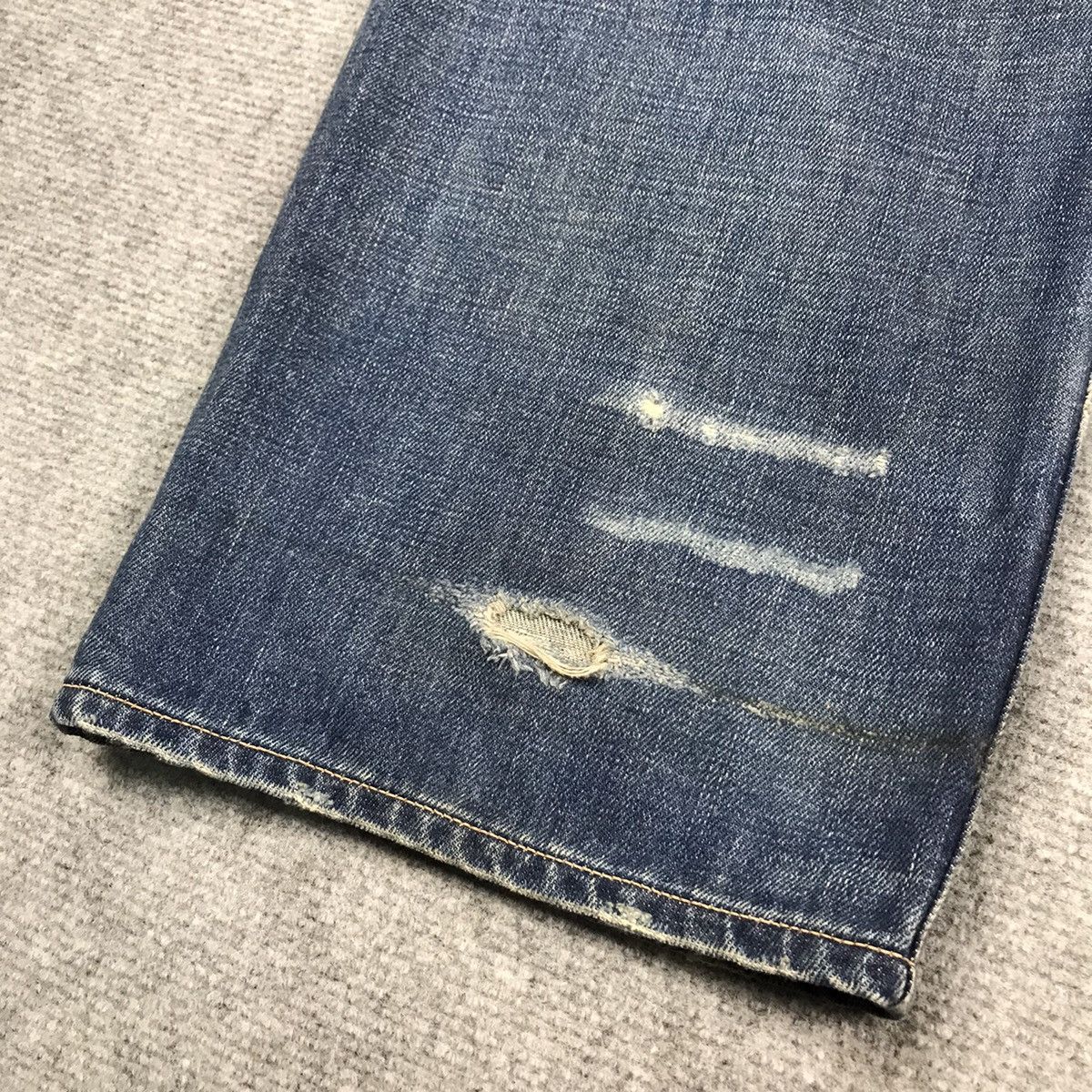 Japanese Brand × Levi's Vintage Clothing VINTAGE LEVIS 33501 DISTRESSED SELVADGE DENIM PANTS 144 Size US 32 / EU 48 - 11 Thumbnail