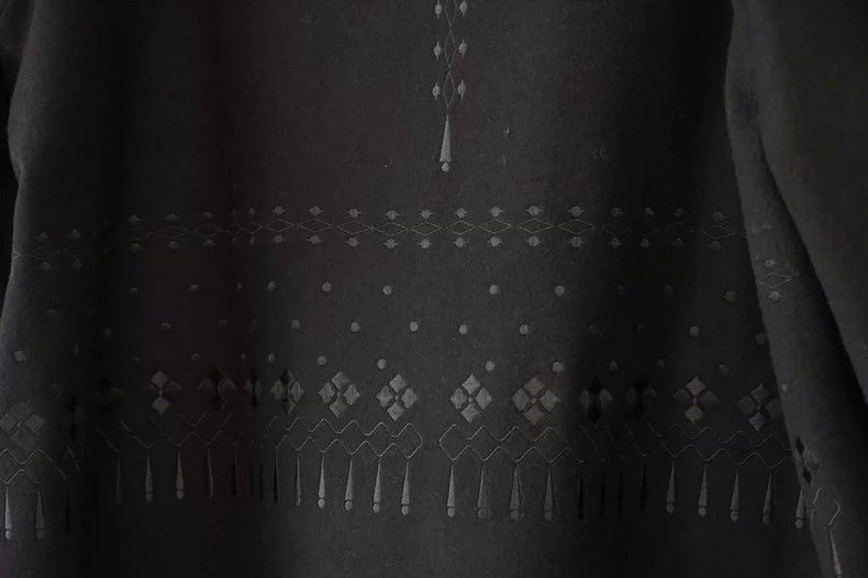 Yohji Yamamoto Yohji Yamamoto 22AW black embroidered full-back cashmere j Size US S / EU 44-46 / 1 - 6 Thumbnail