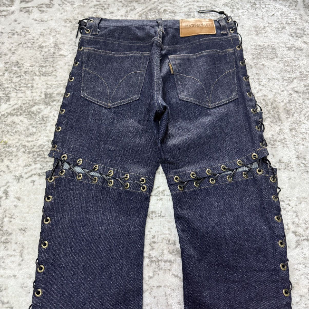 Hysteric Glamour Super Rare Hysteric Glamour Lace-up Bondage Denim Pants Size 27" / US 4 / IT 40 - 10 Thumbnail