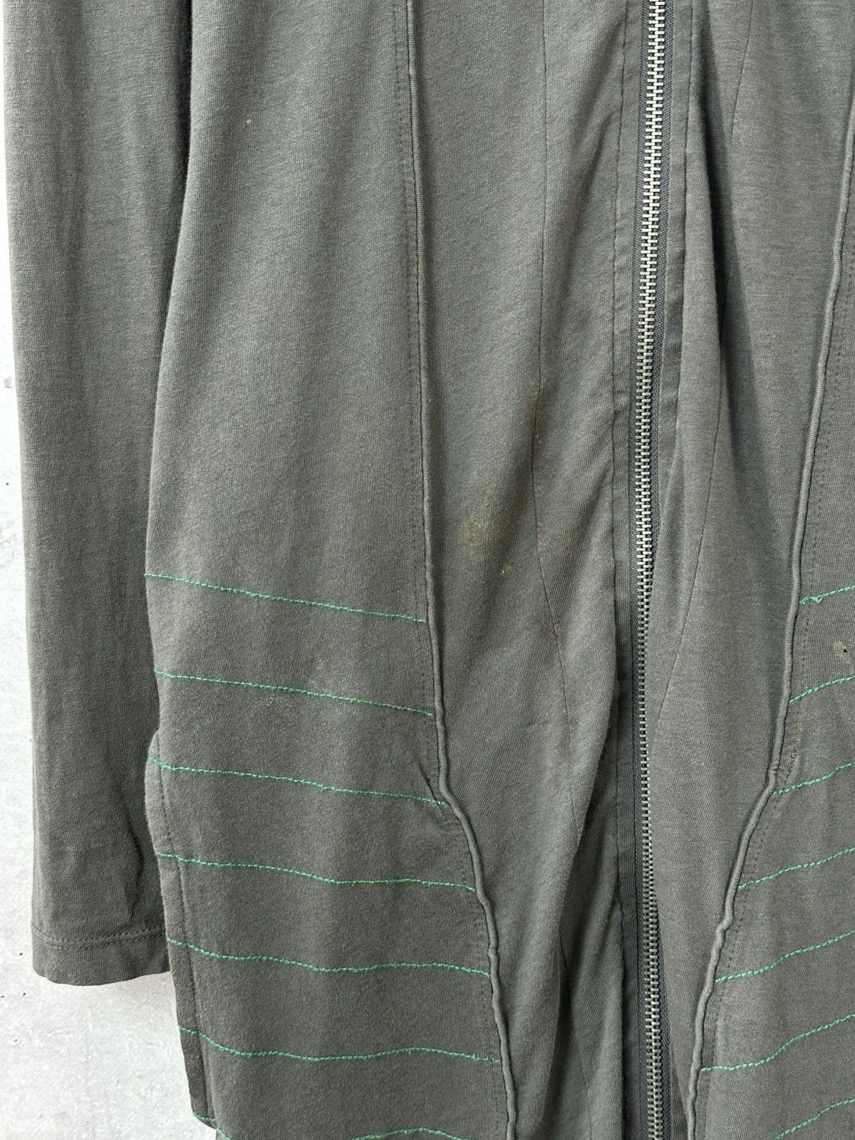 Diesel Vintage Diesel Embroidered Grey Full Zip Hooded Dress Size M / US 6-8 / IT 42-44 - 8 Thumbnail