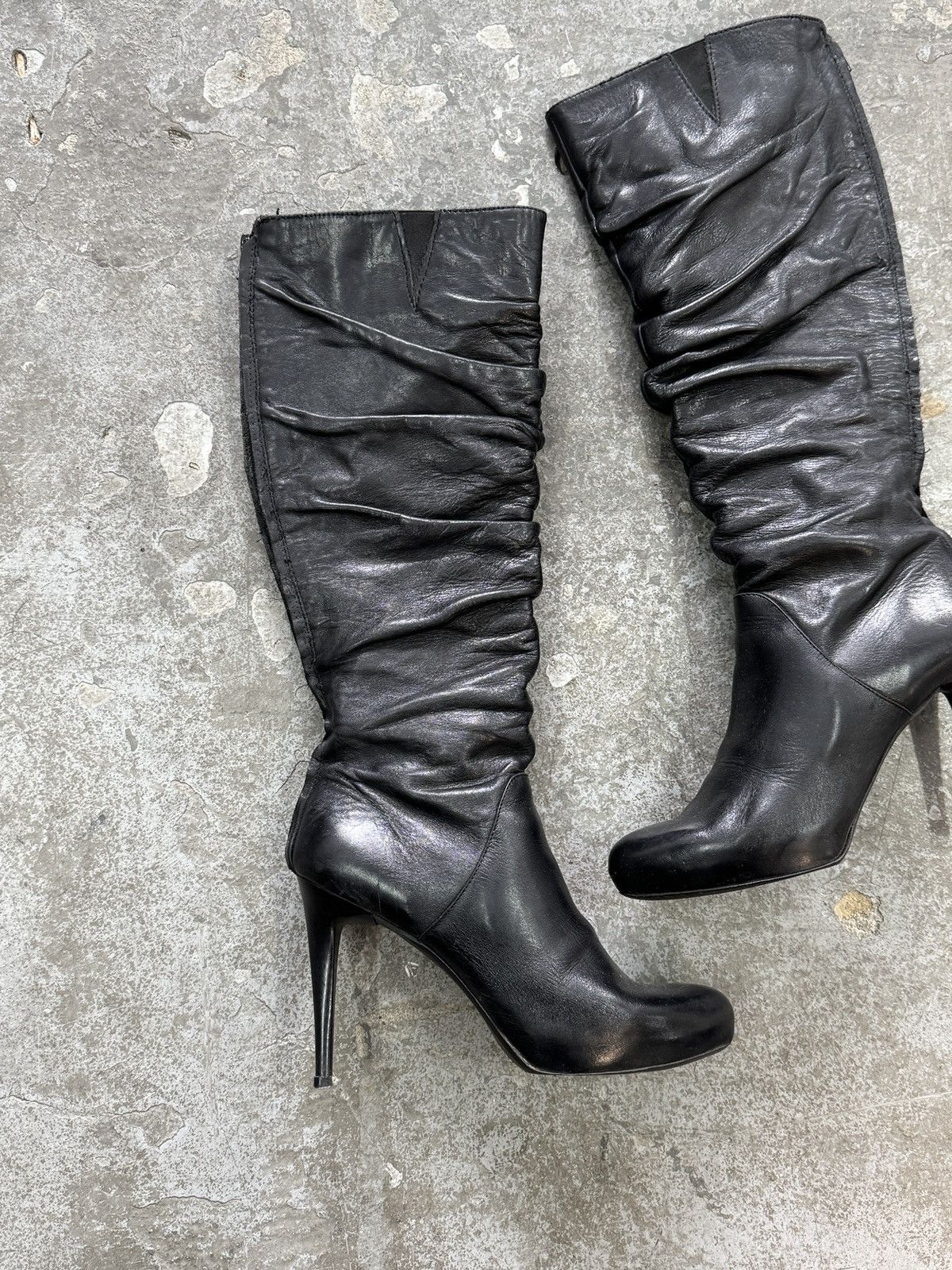 Vintage y2k Archive Real Leather Heels Vintage Size US 9 / IT 39 - 2 Thumbnail
