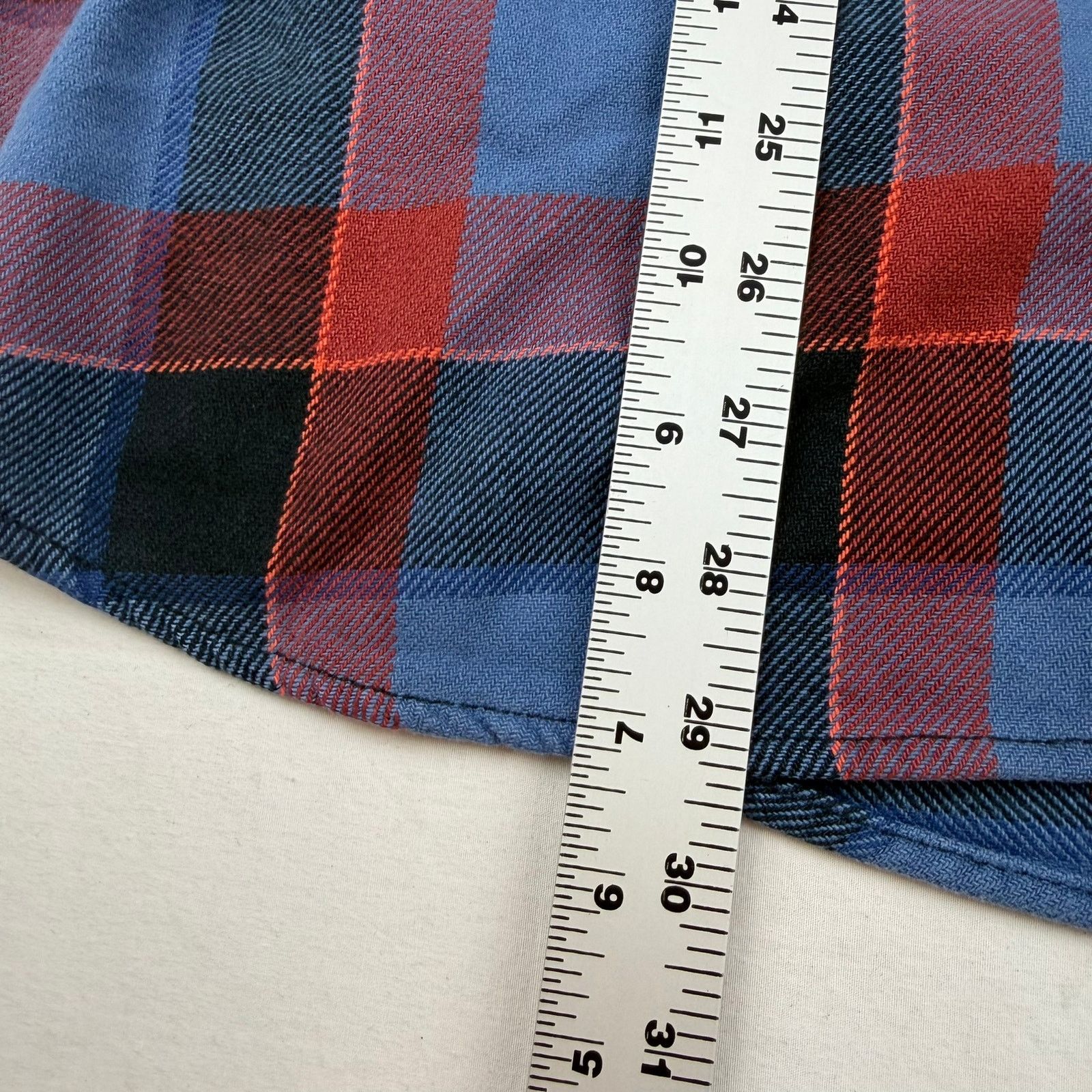 Duluth Trading Company Duluth Trading Co Flannel Shirt Large Blue Red Plaid Size US L / EU 52-54 / 3 - 5 Thumbnail