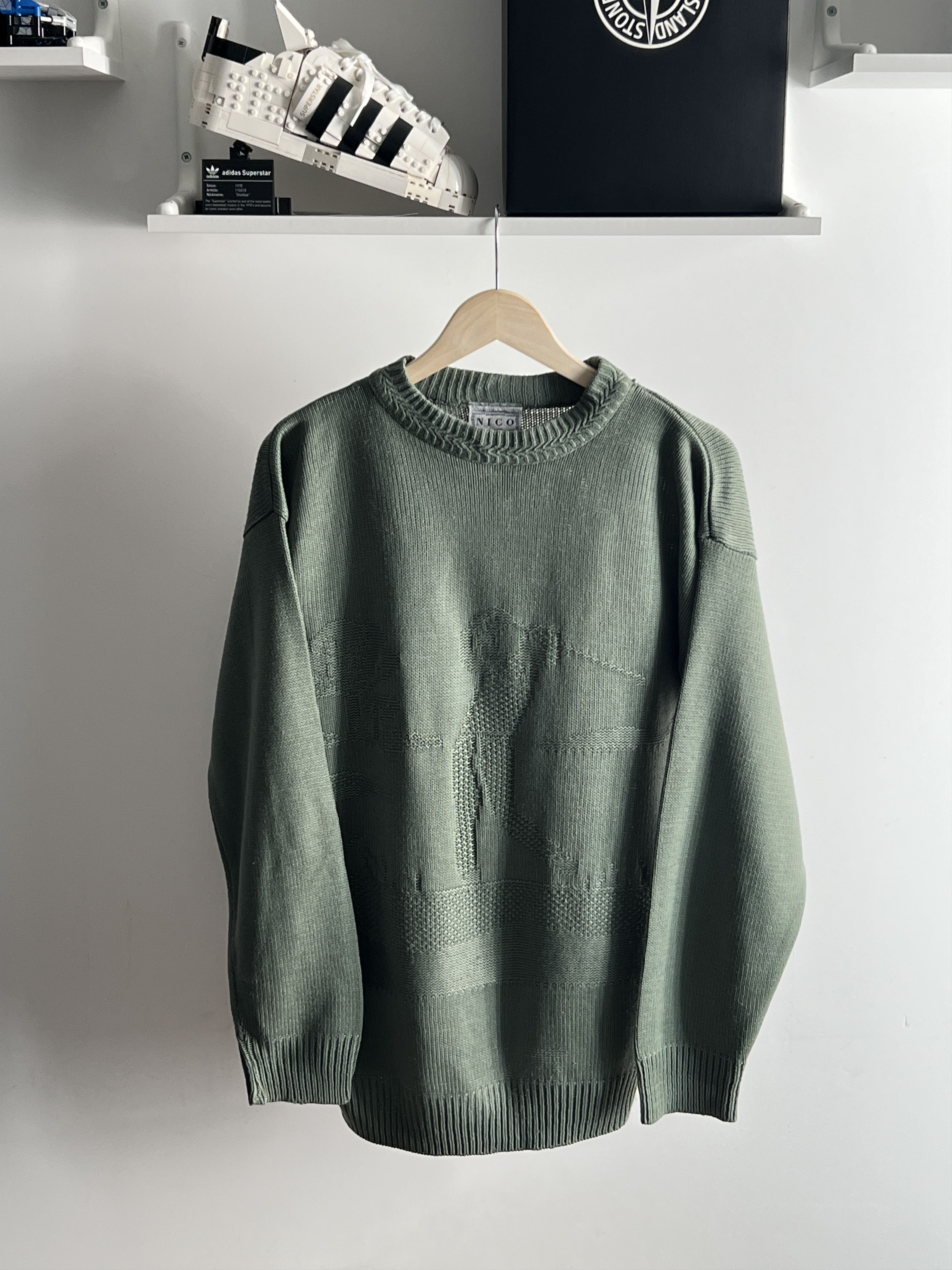 Vintage Vintage 90s Crewneck Knitted Golf NICO Size US M / EU 48-50 / 2 - 1 Thumbnail
