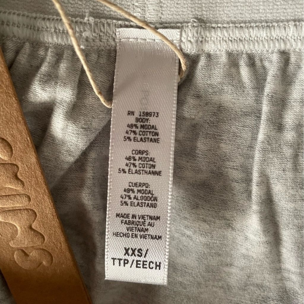 SKIMS Skims Boyfriend Loose Boxer Short Light Heather Grey XXS Size 24" / US 00 / IT 34 - 8 Thumbnail