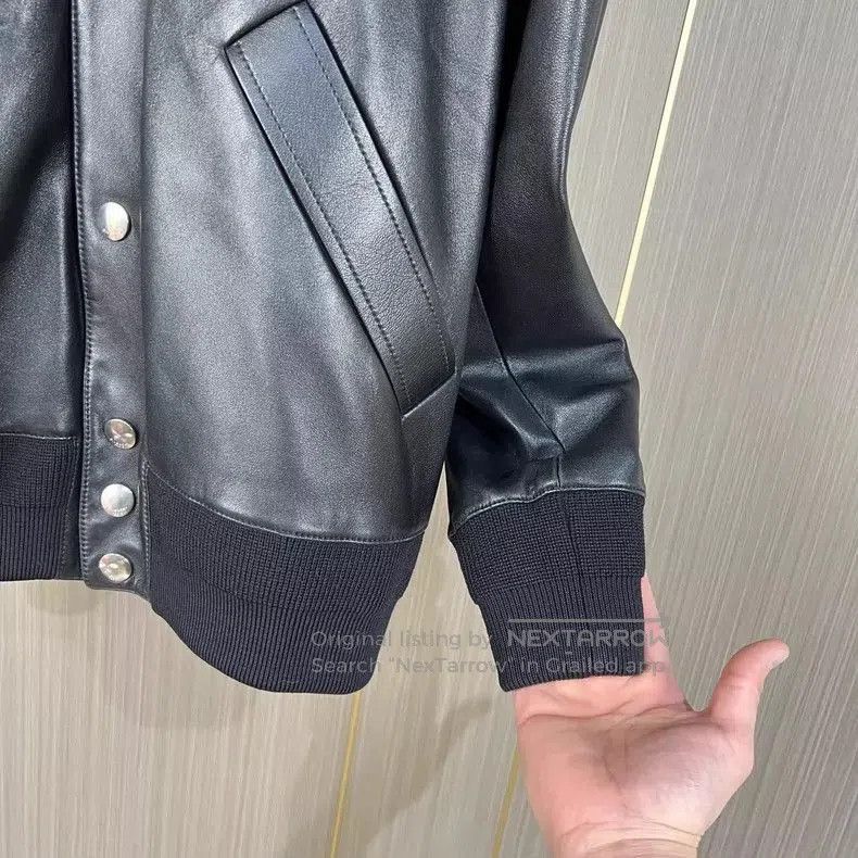 Givenchy Givenchy Stars Leather Baseball Jacket. Size US L / EU 52-54 / 3 - 4 Thumbnail