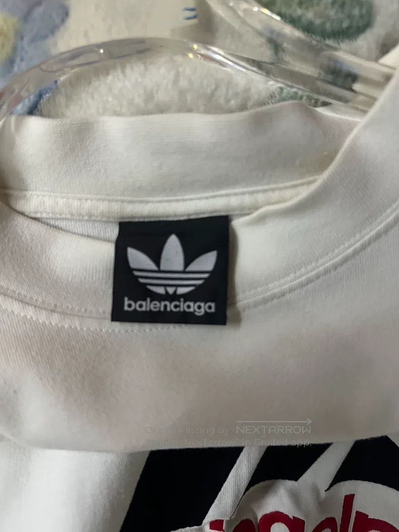 Balenciaga Balenciaga Co-Branded Adidas Short Sleeve Size US M / EU 48-50 / 2 - 3 Thumbnail