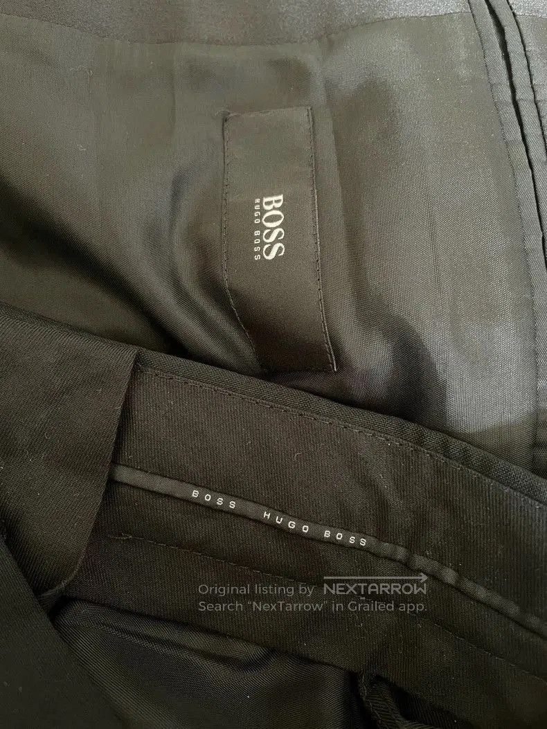 Vintage Hugo Boss Wool Suit Set with Vest. Size US L / EU 52-54 / 3 - 5 Thumbnail