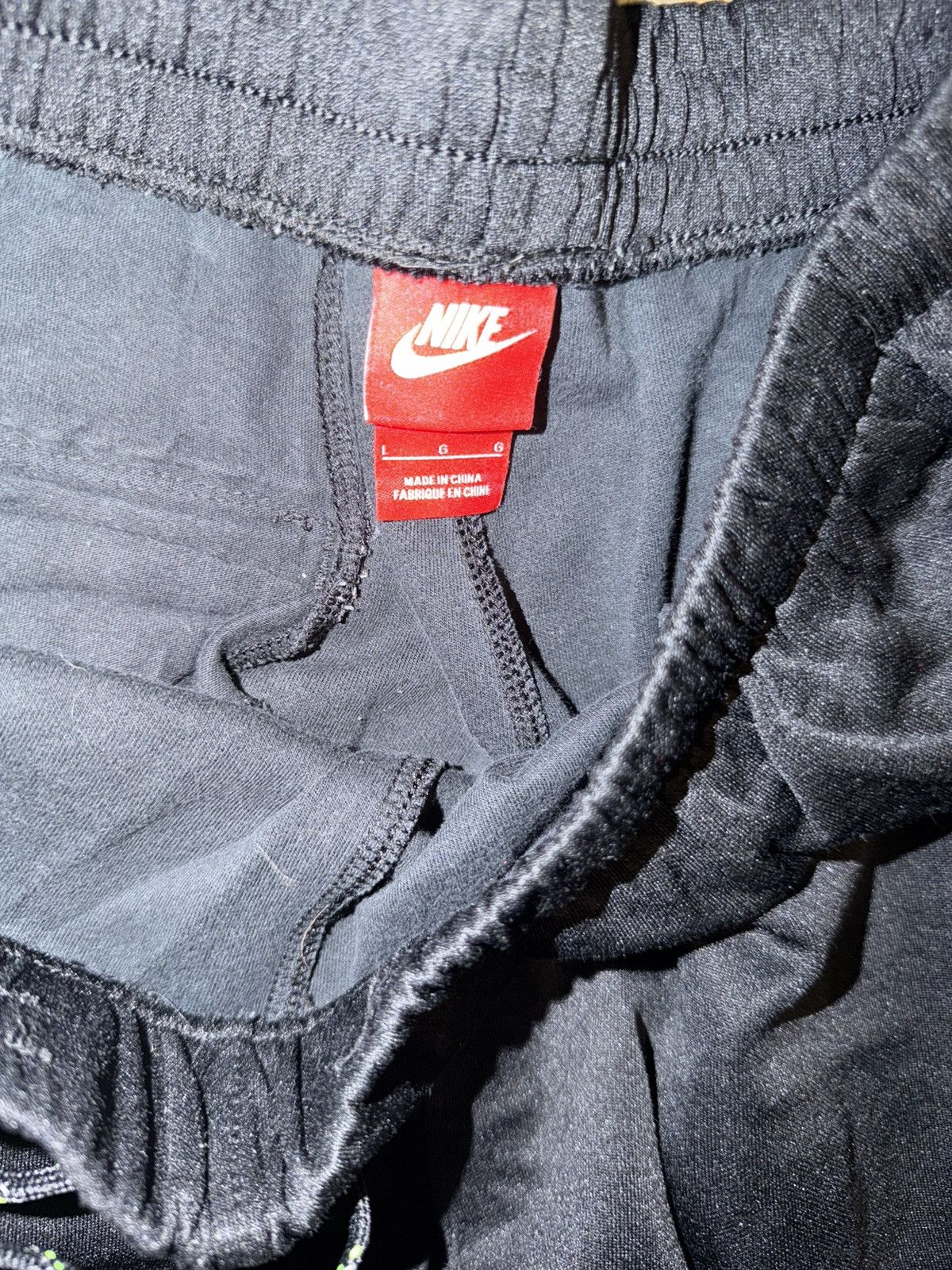Nike Nike Air 687557 010 Black Fleece Joggers Track Pant Large Size US 34 / EU 50 - 5 Thumbnail