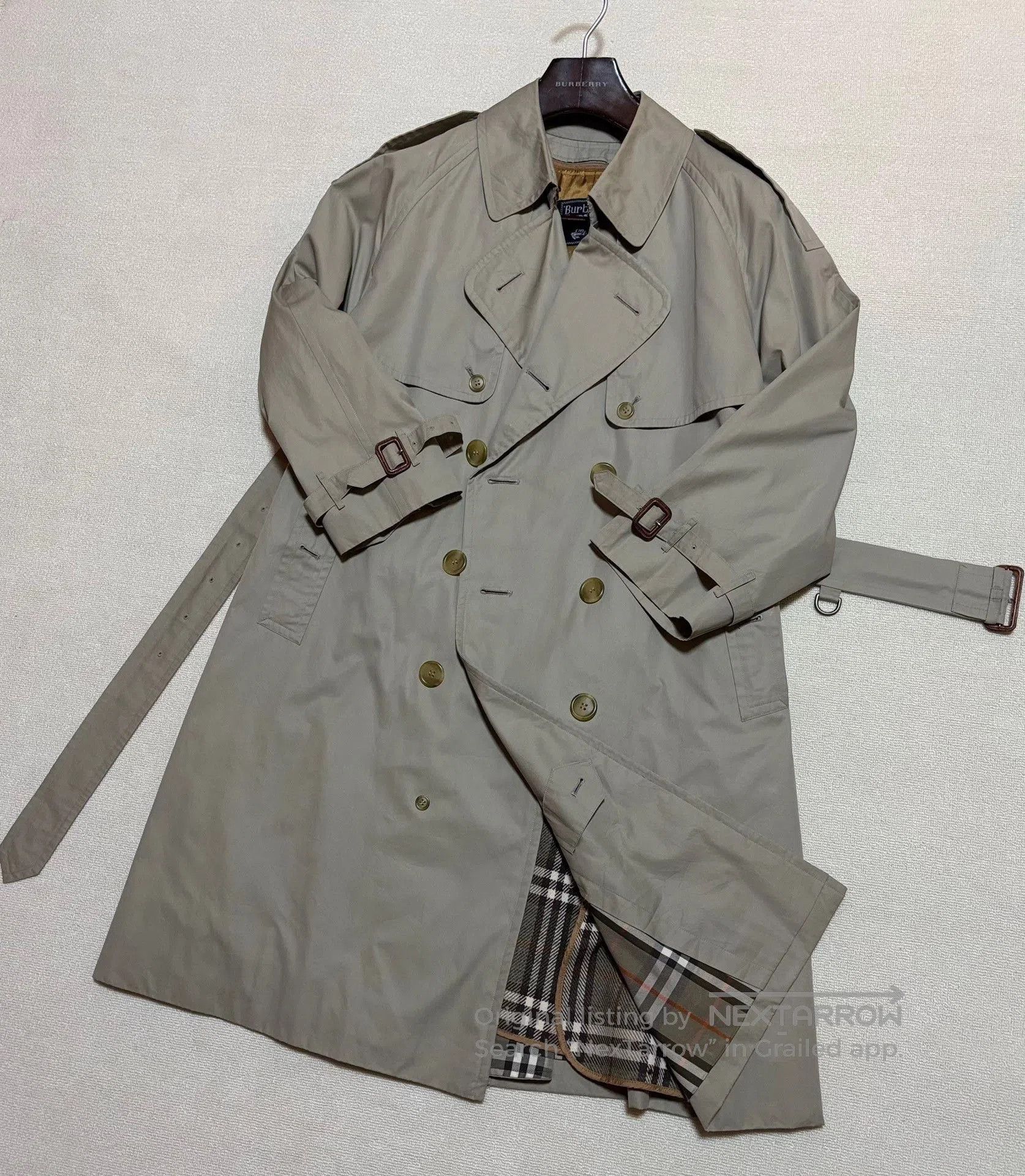 Burberry Burberry Vintage Men's Trench Coat. Size US M / EU 48-50 / 2 - 7 Thumbnail