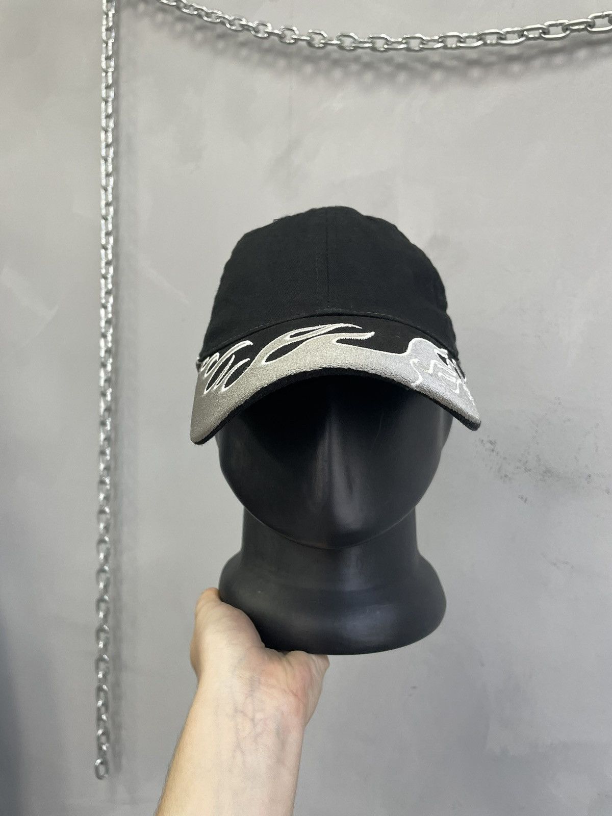 Harley Davidson Harley davidson style flames cap hat y2k diesel Size ONE SIZE - 1 Thumbnail
