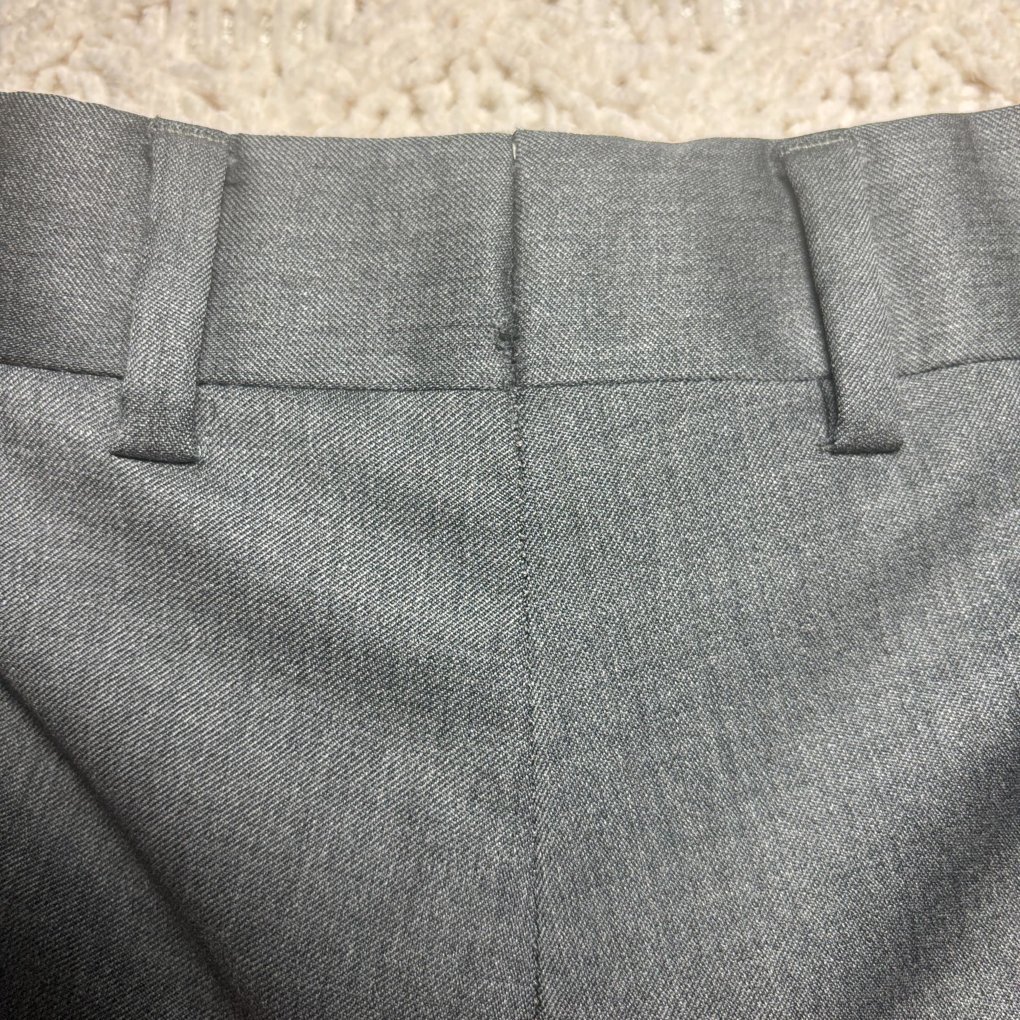 Ermenegildo Zegna Ermenegildo Zegna Mens Wool Micronsphere Gray Dress Pants Si Size 42R - 9 Thumbnail