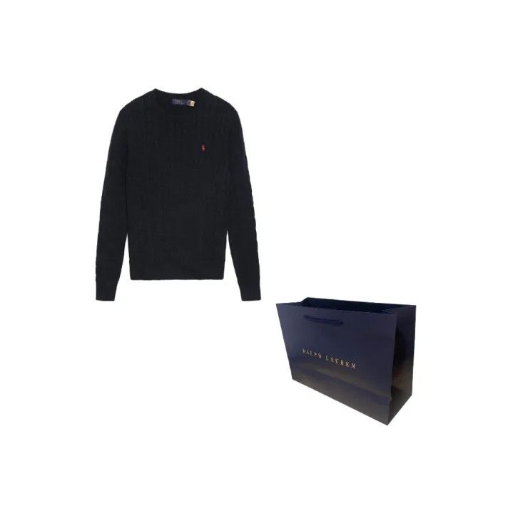 Polo Ralph Lauren Polo Ralph Lauren Men's Cable Knit Crewneck Sweater Size US L / EU 52-54 / 3 - 1 Thumbnail
