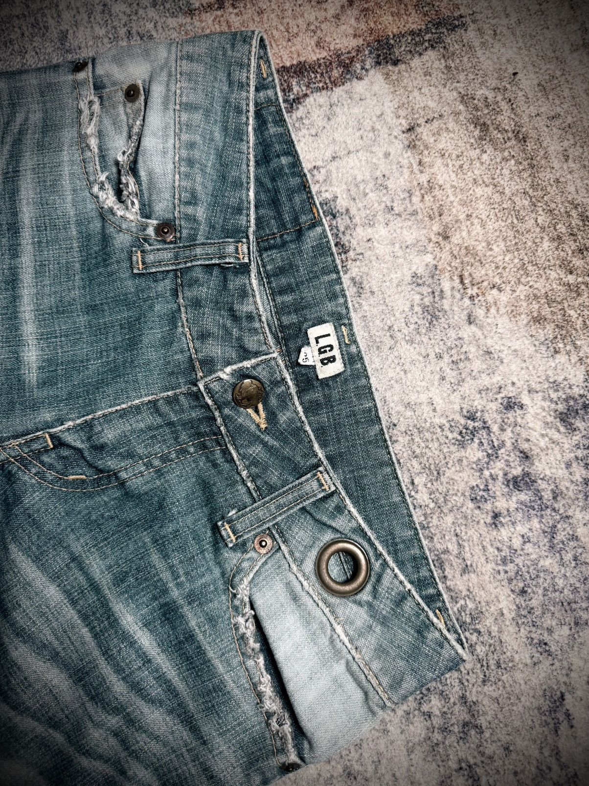 Le Grande Bleu (L.G.B.) le grand bleu mega flared denim Size US 28 / EU 44 - 3 Thumbnail
