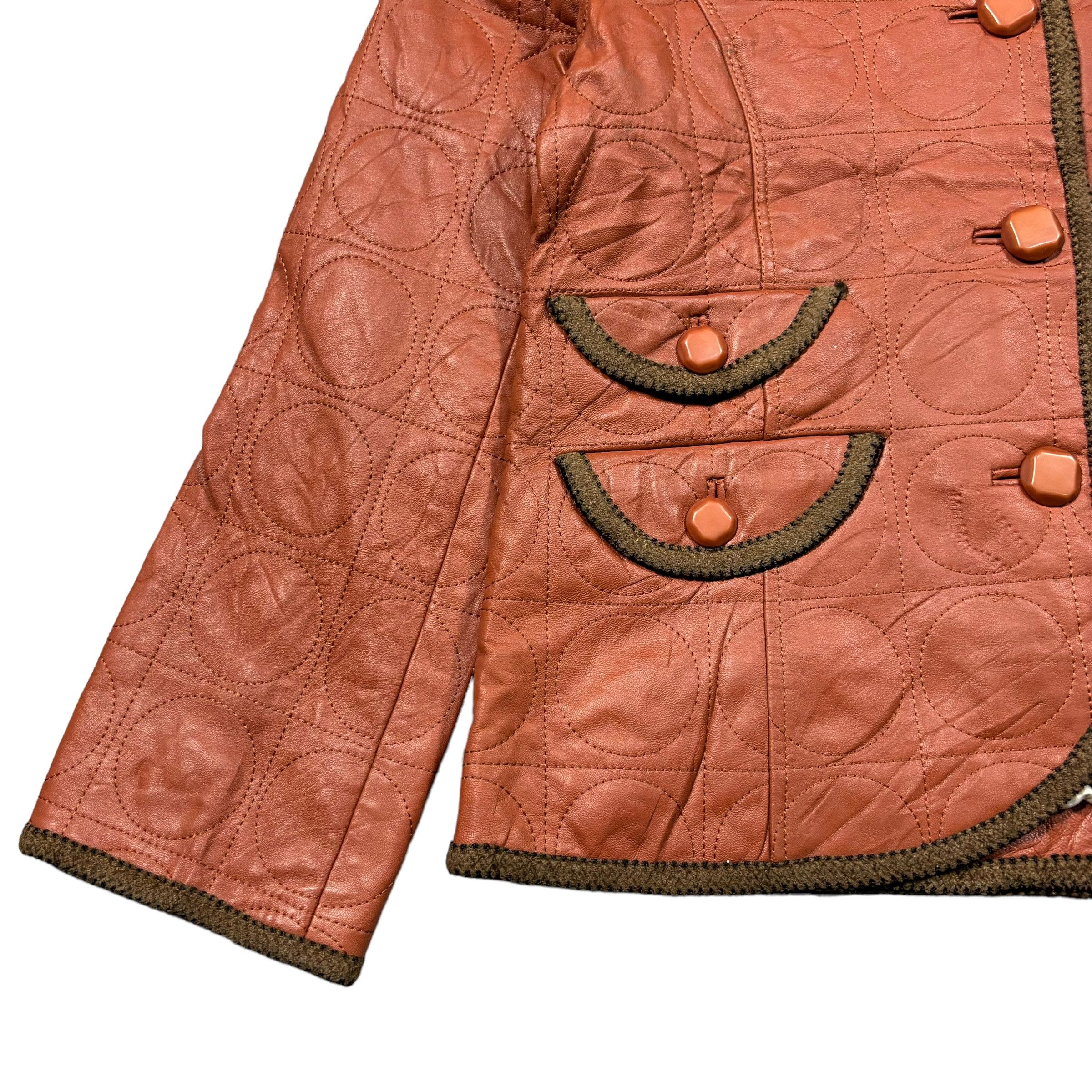 Balmain Vintage balmain leather jacket Size S / US 4 / IT 40 - 3 Thumbnail
