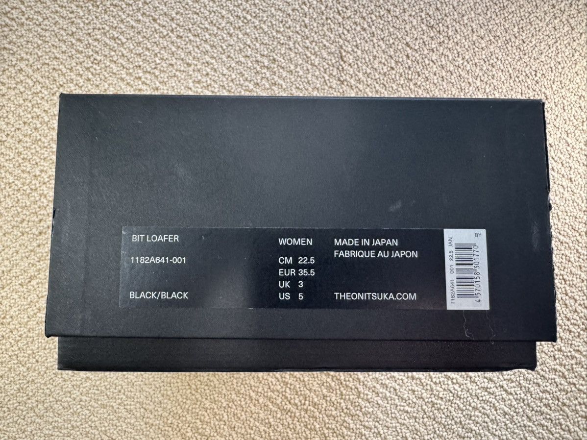 Onitsuka Tiger The Onitsuka Bit Loafer Black Women UK3 US5 Made In Japan Size US 5 / IT 35 - 10 Thumbnail