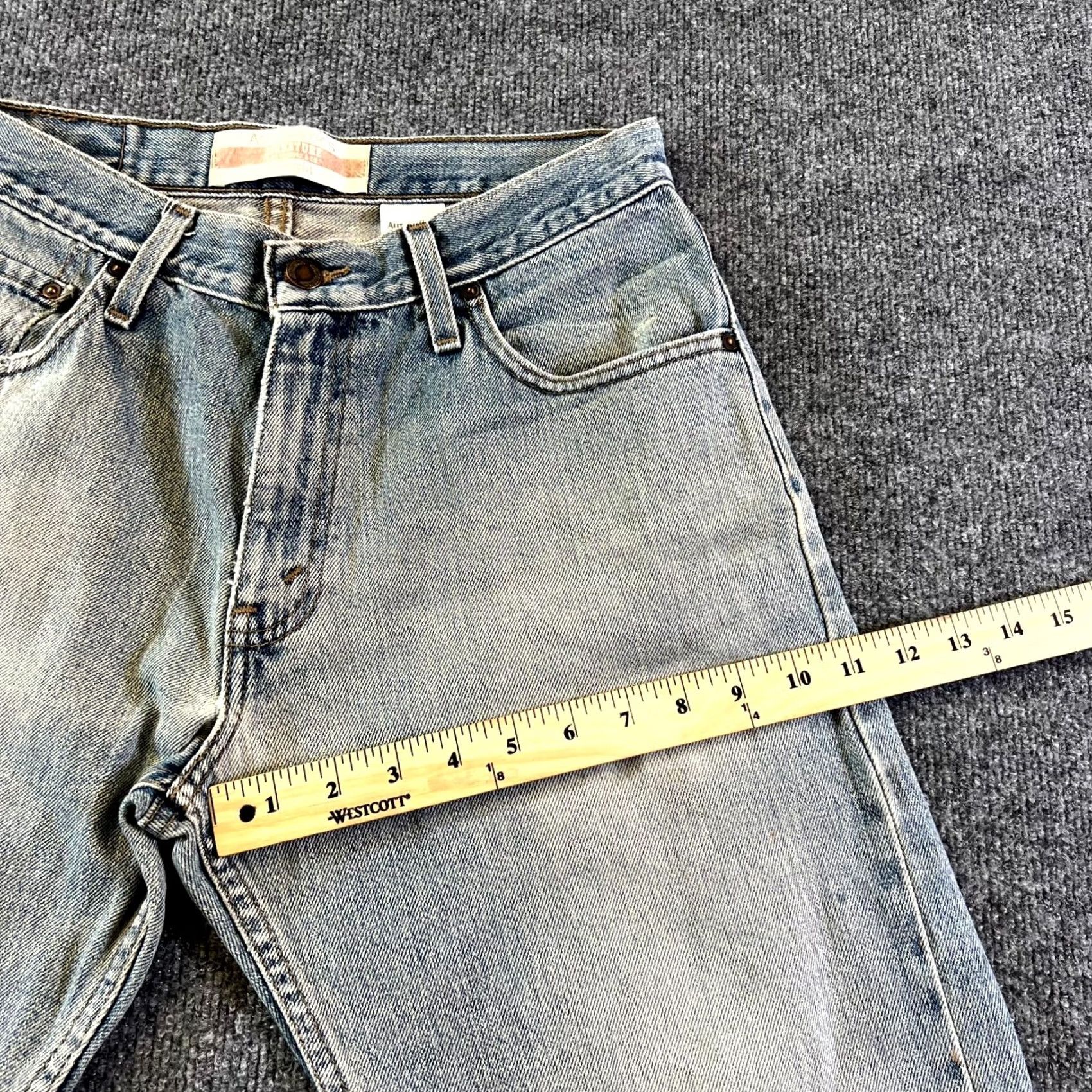 Levi's Levi's Jeans Women 30x30 Blue Denim Straight Leg Skater 5-Pocket Button Zip Regular denim Blue 30x30 Womens Jeans Size US 30 / EU 46 - 5 Thumbnail