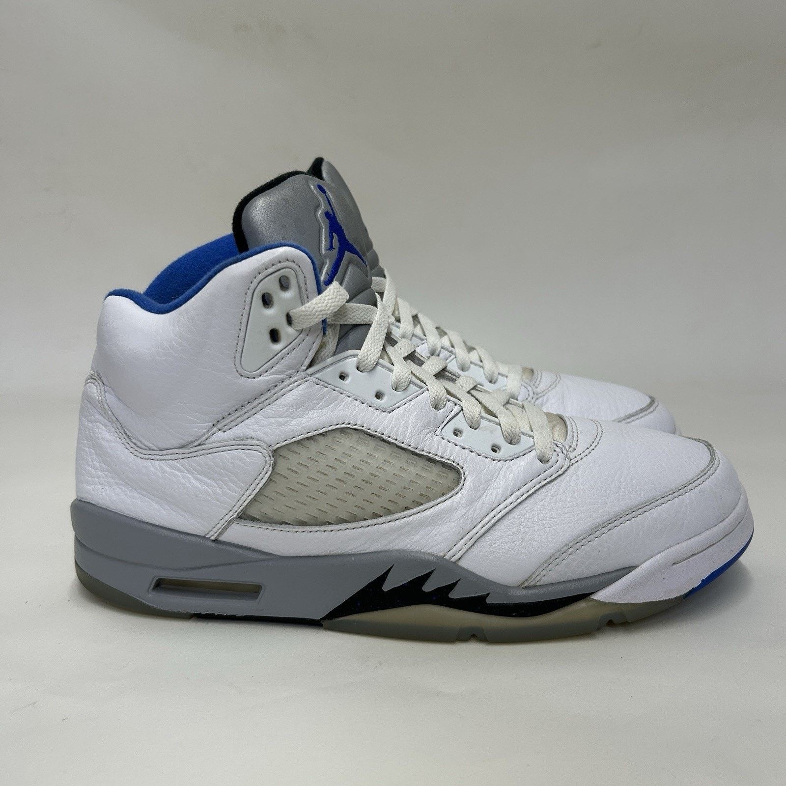Jordan Brand Nike Air Jordan 5 Retro “Stealth 2.0/White Blue Grey” Size US 10.5 / EU 43-44 - 4 Thumbnail