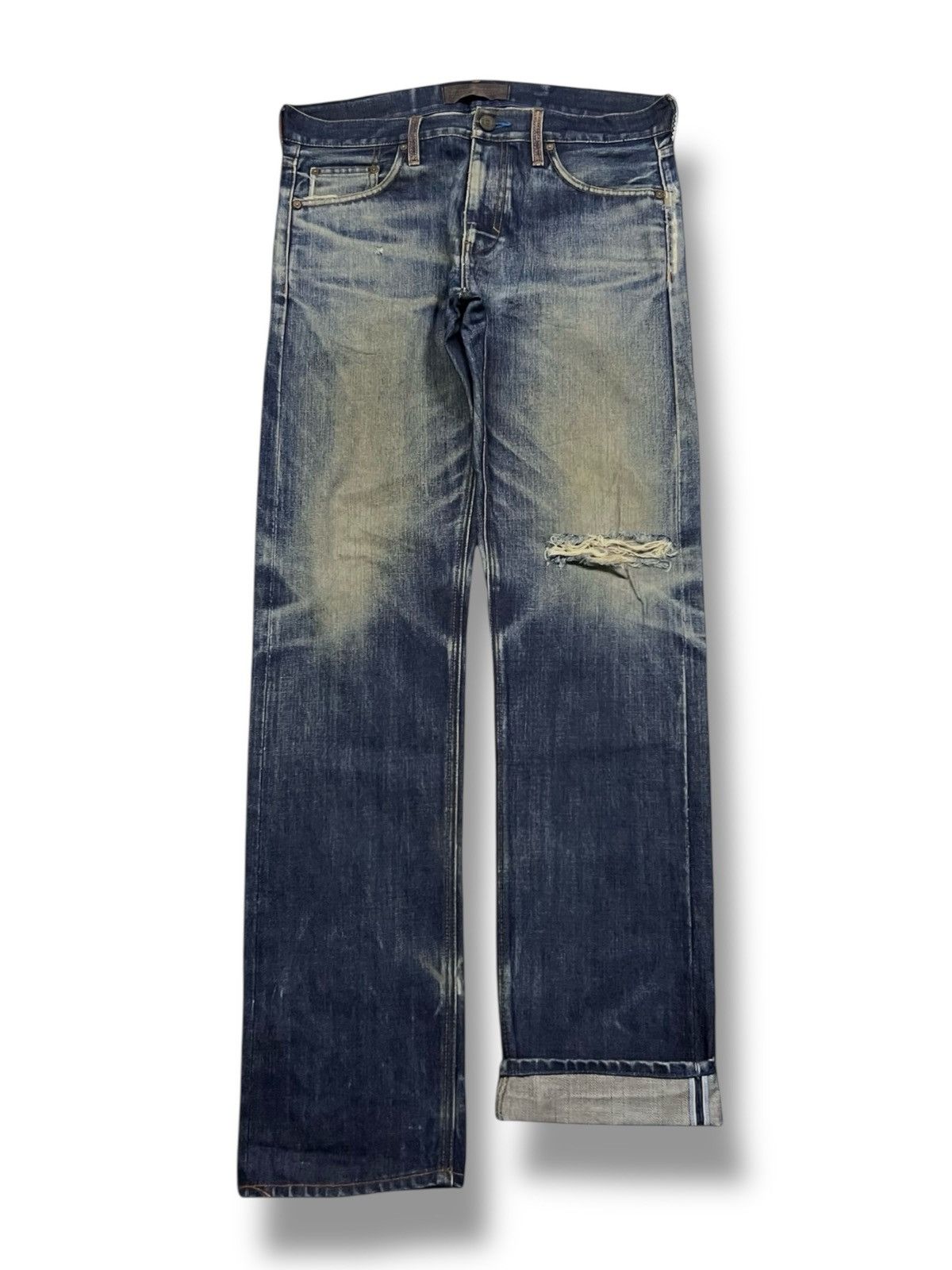Adidas Vintage Adidas Originals Selvedge Denim Jeans 13.25oz | W35 Size US 35 - 2 Thumbnail