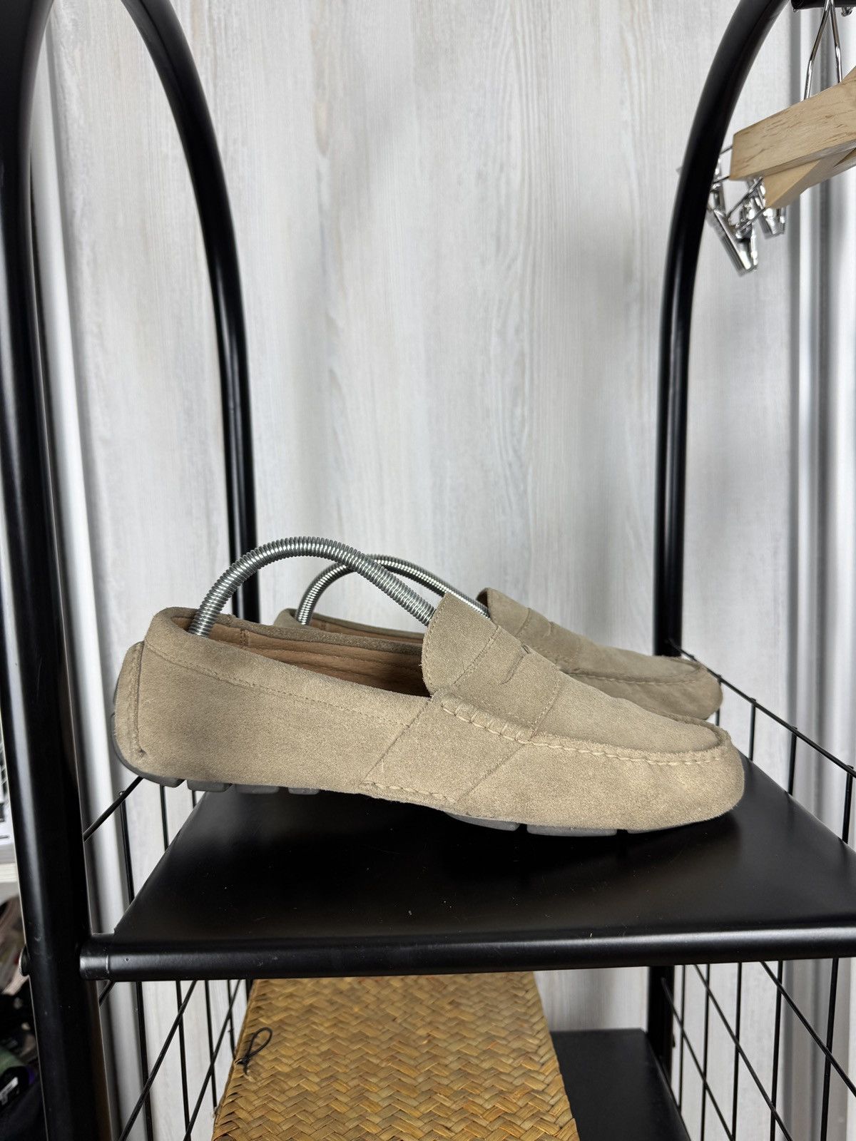 Polo Ralph Lauren Polo Ralph Lauren Telly leather suede slip-on loafers shoes Size US 9 / EU 42 - 1 Thumbnail