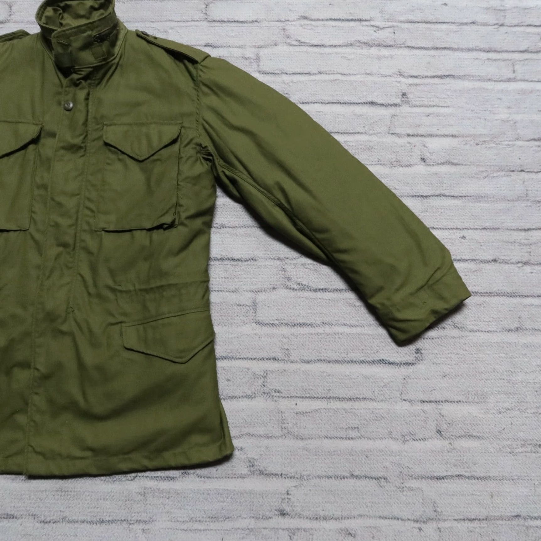 Alpha Industries VINTAGE Alpha Industries M-65 Jacket Mens S Military Green Size US S / EU 44-46 / 1 - 2 Thumbnail