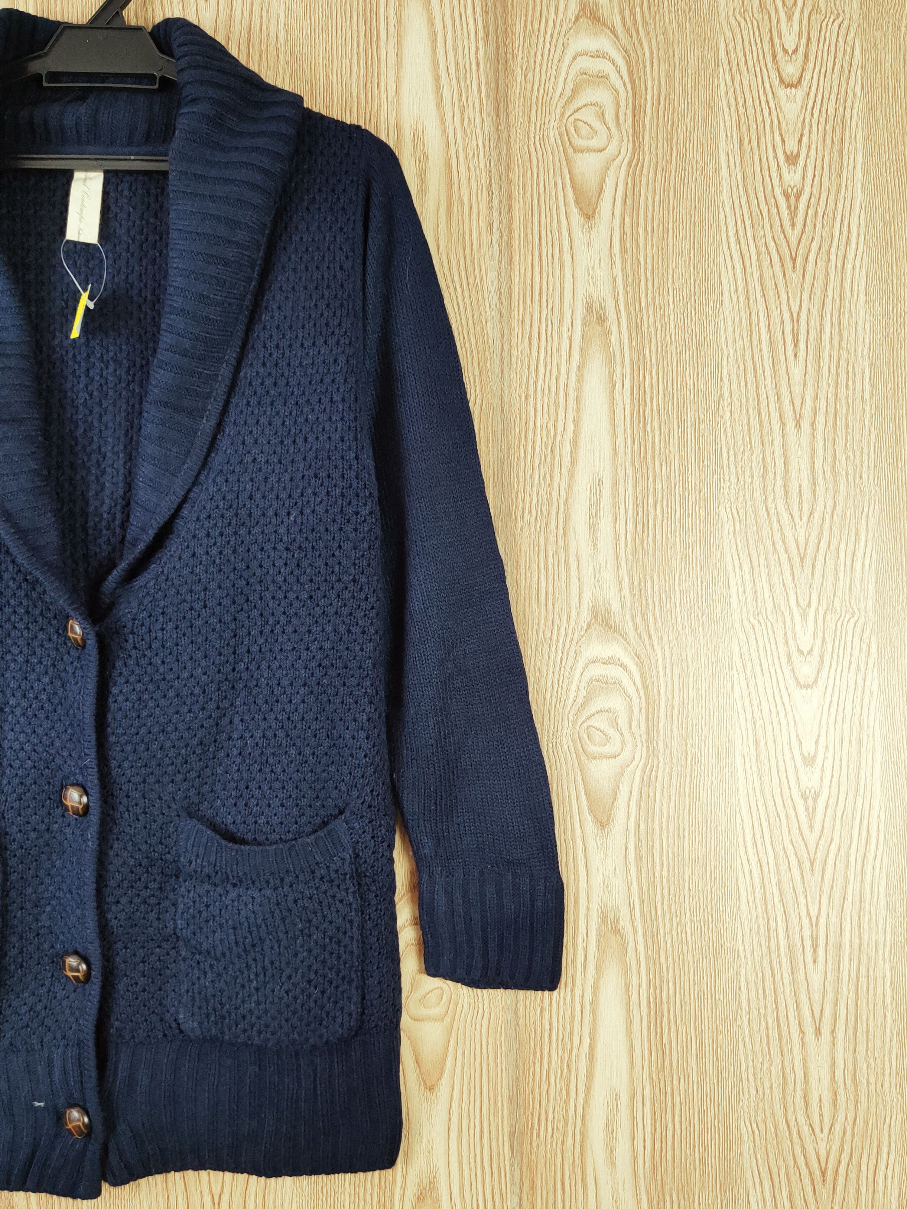 Vintage Avail Contempo Navy Knitwear Cardigan #W665 Size US M / EU 48-50 / 2 - 5 Thumbnail