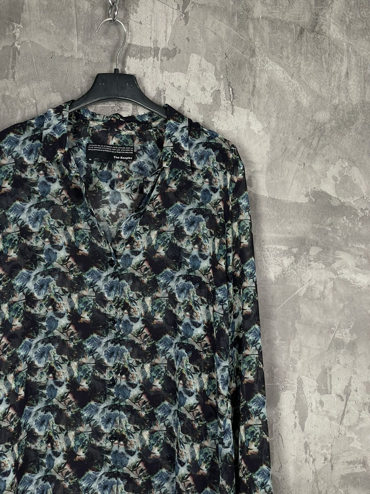 The Kooples The Kooples Flower Print Viscose Shirt Button Ups Size US M / EU 48-50 / 2 - 4 Thumbnail