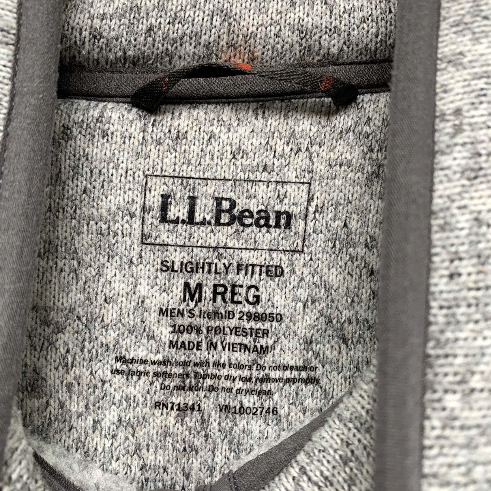 Vintage L.L.Bean 1/4 Snap Fleece Sweater Mens Medium Gray Casual Pullover Size US M / EU 48-50 / 2 - 3 Thumbnail