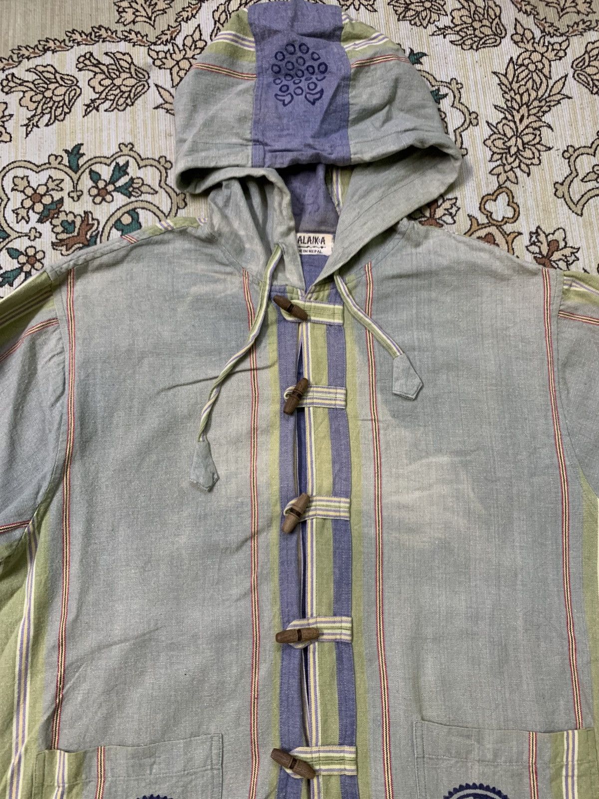 Japanese Brand MALAIKA HOODIE Size US L / EU 52-54 / 3 - 3 Thumbnail