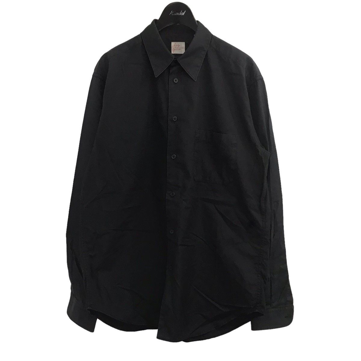 image of Yohji Yamamoto Costume De Homme Plain Shirt in Black, Men's (Size Medium)