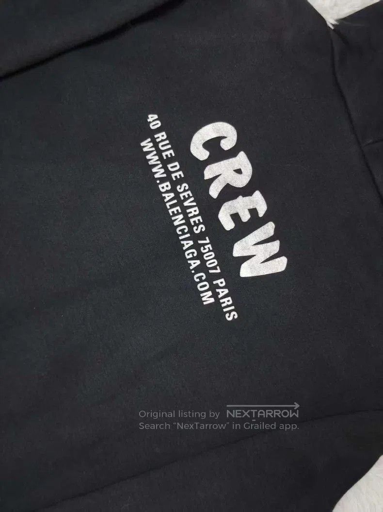 Balenciaga Balenciaga Solid Color Logo Printed Pullover Hoodie Size US M / EU 48-50 / 2 - 5 Thumbnail