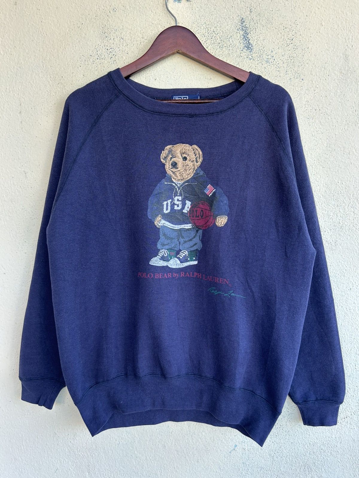 Polo Ralph Lauren Vintage Polo Bear by Ralph Lauren Sweatshirt Size US S / EU 44-46 / 1 - 1 Thumbnail
