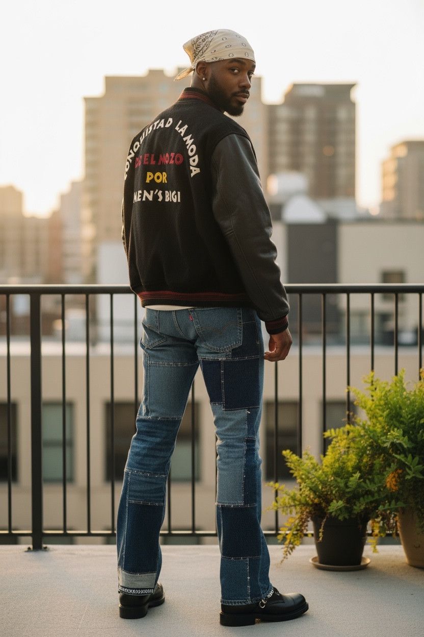 BIGI RARE🔥VINTAGE 90’s MEN’S BIGI Wool Leather Varsity Jacket Size US M / EU 48-50 / 2 - 15 Thumbnail