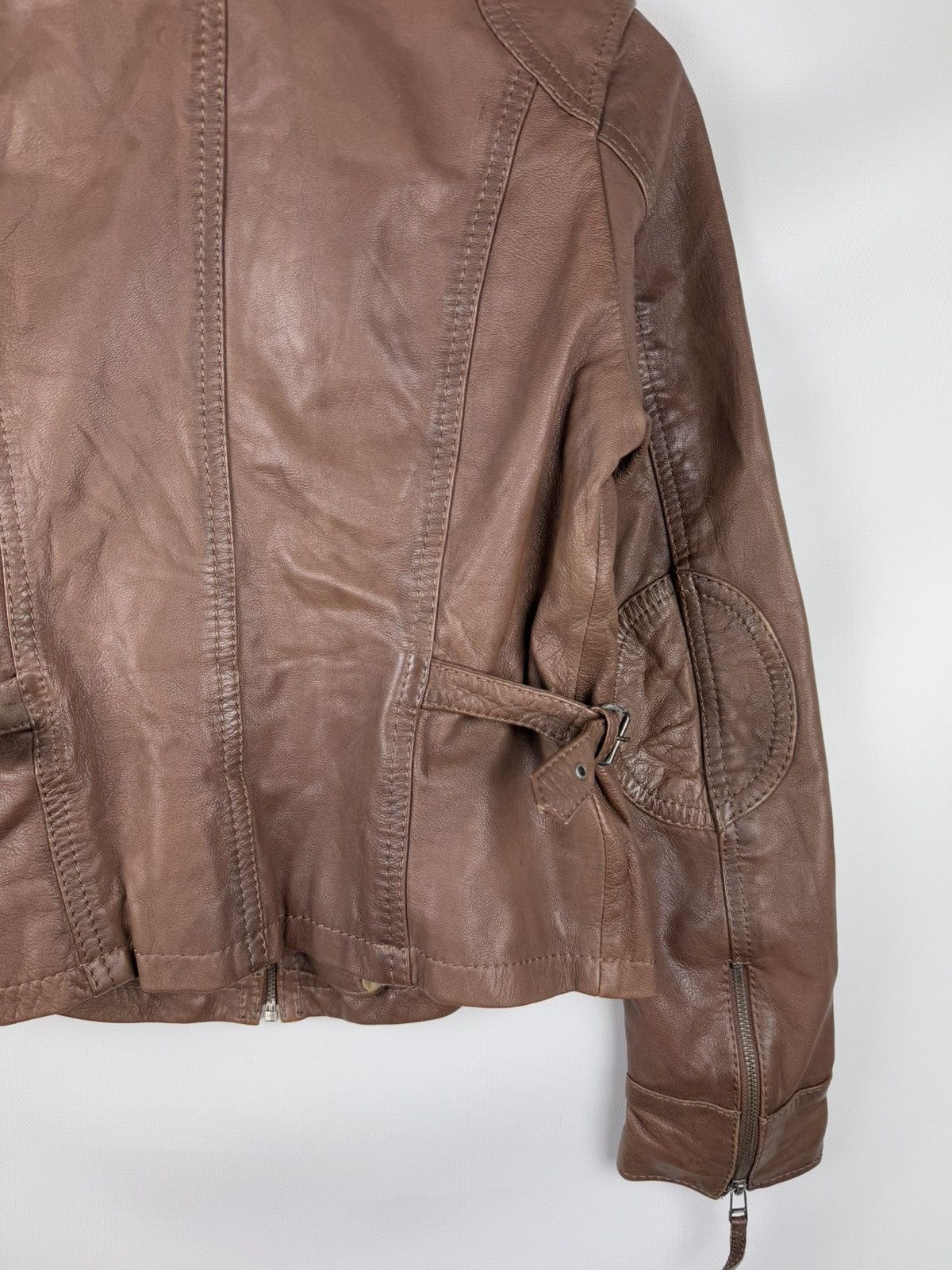Oakwood Vintage Ladies Leather Jacket Y2K Size Xl