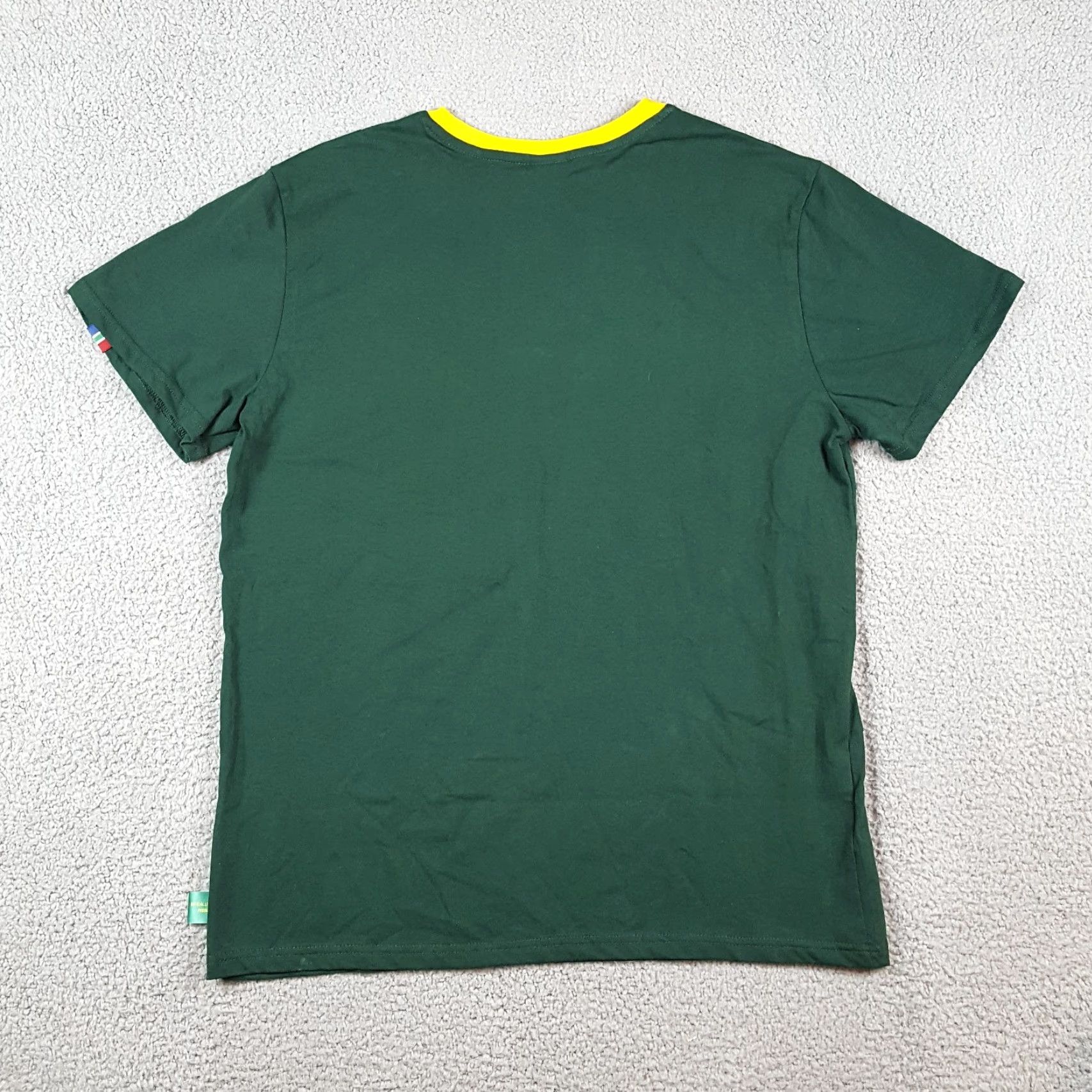 Vintage Springboks Shirt Men Large South Africa World Cup Rugby Champs Green Cotton Embroidered Logo Vintage 90s 00s Y2K Field T Shirt Size US L / EU 52-54 / 3 - 6 Thumbnail
