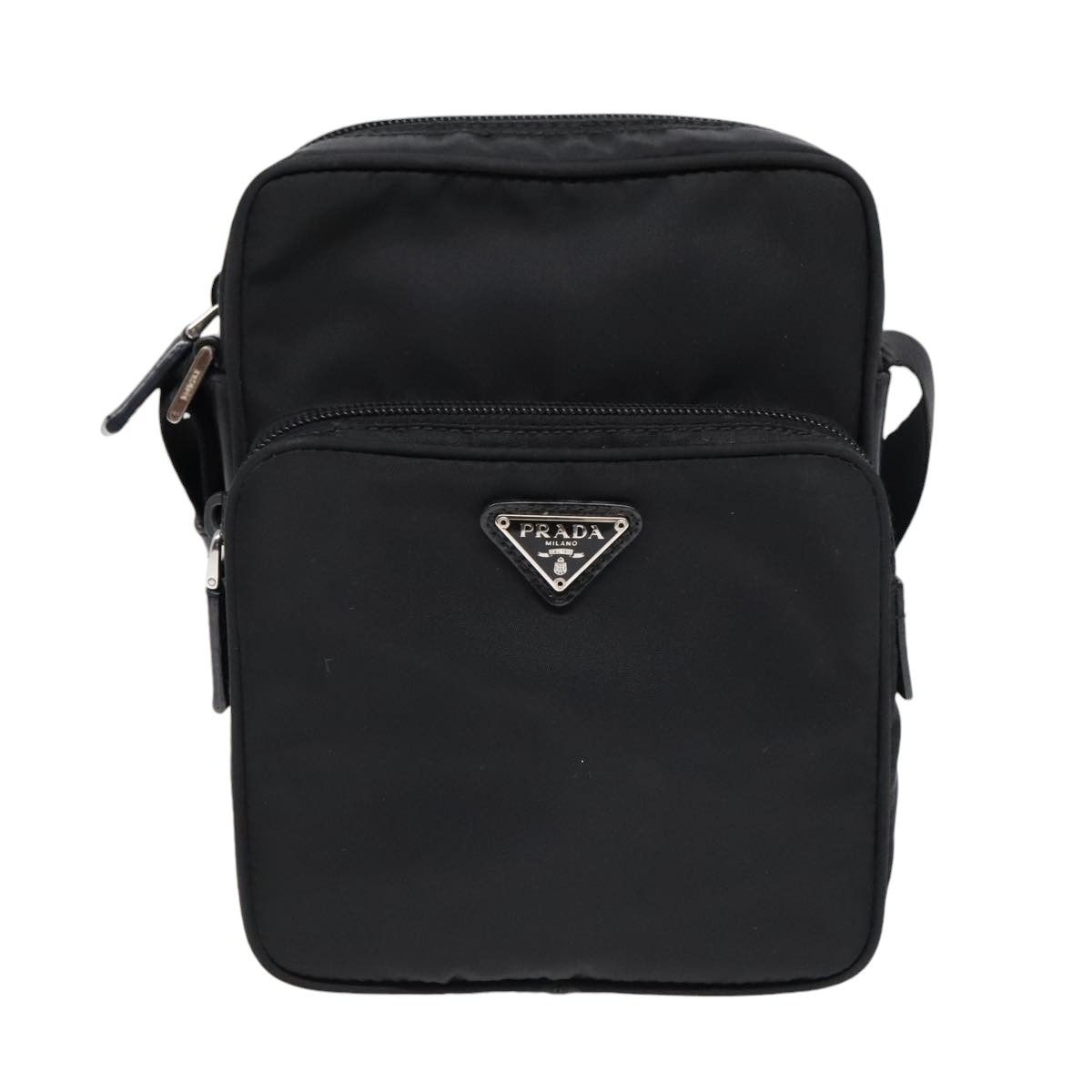 Prada Black Synthetic Shoulder Bag (Pre-Owned) Size ONE SIZE - 1 Thumbnail