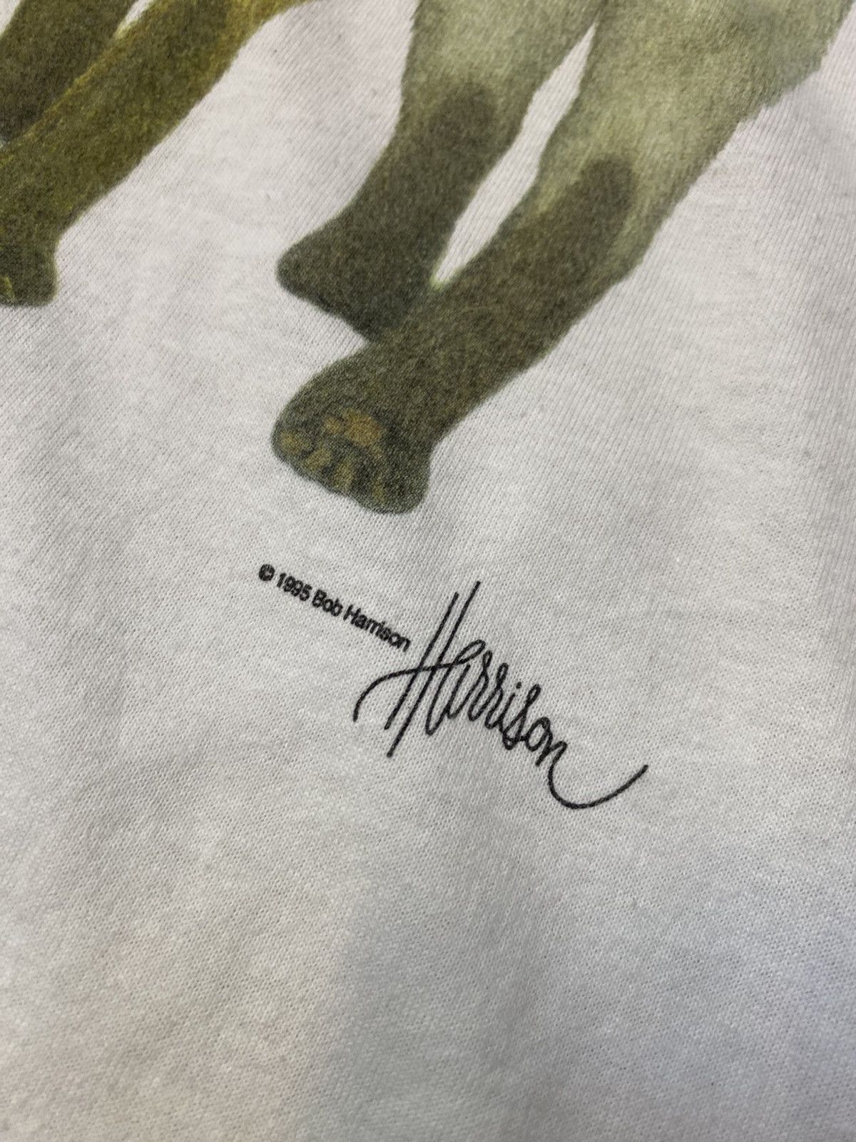 Vintage 1995 Bob Harrison Copyright Vintage Tee Murino’s Size US XL / EU 56 / 4 - 8 Thumbnail