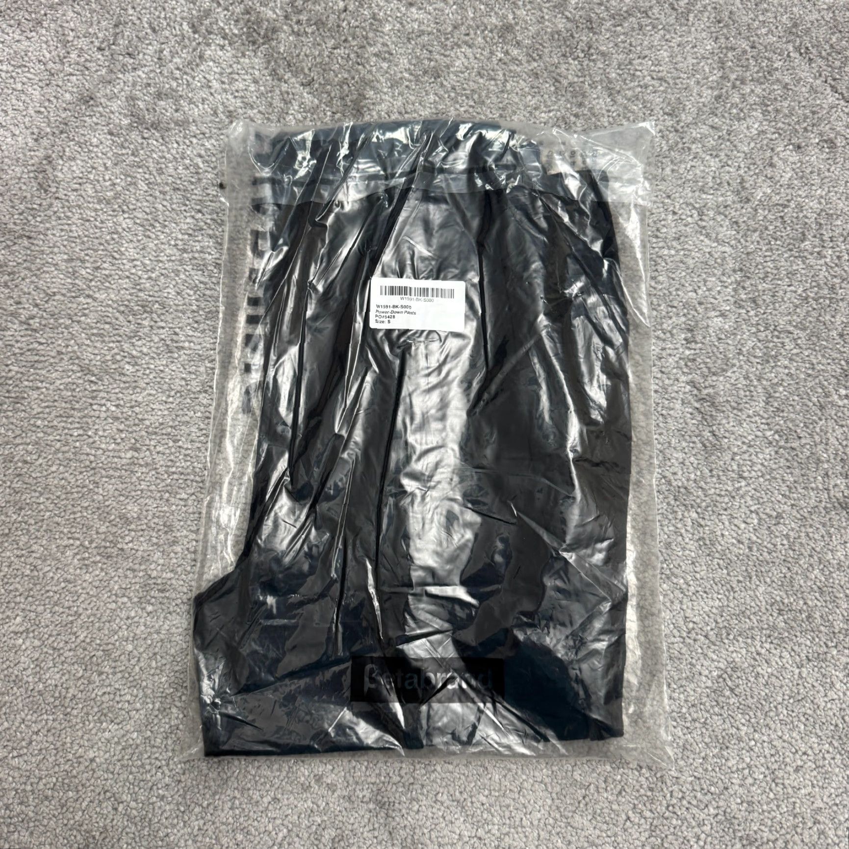 Vintage VINTAGE Betabrand Power Down Skinny Yoga Pants Womens Small Black Stretch Drawstring Casual Active Wear Size 28" / US 6 / IT 42 - 3 Thumbnail