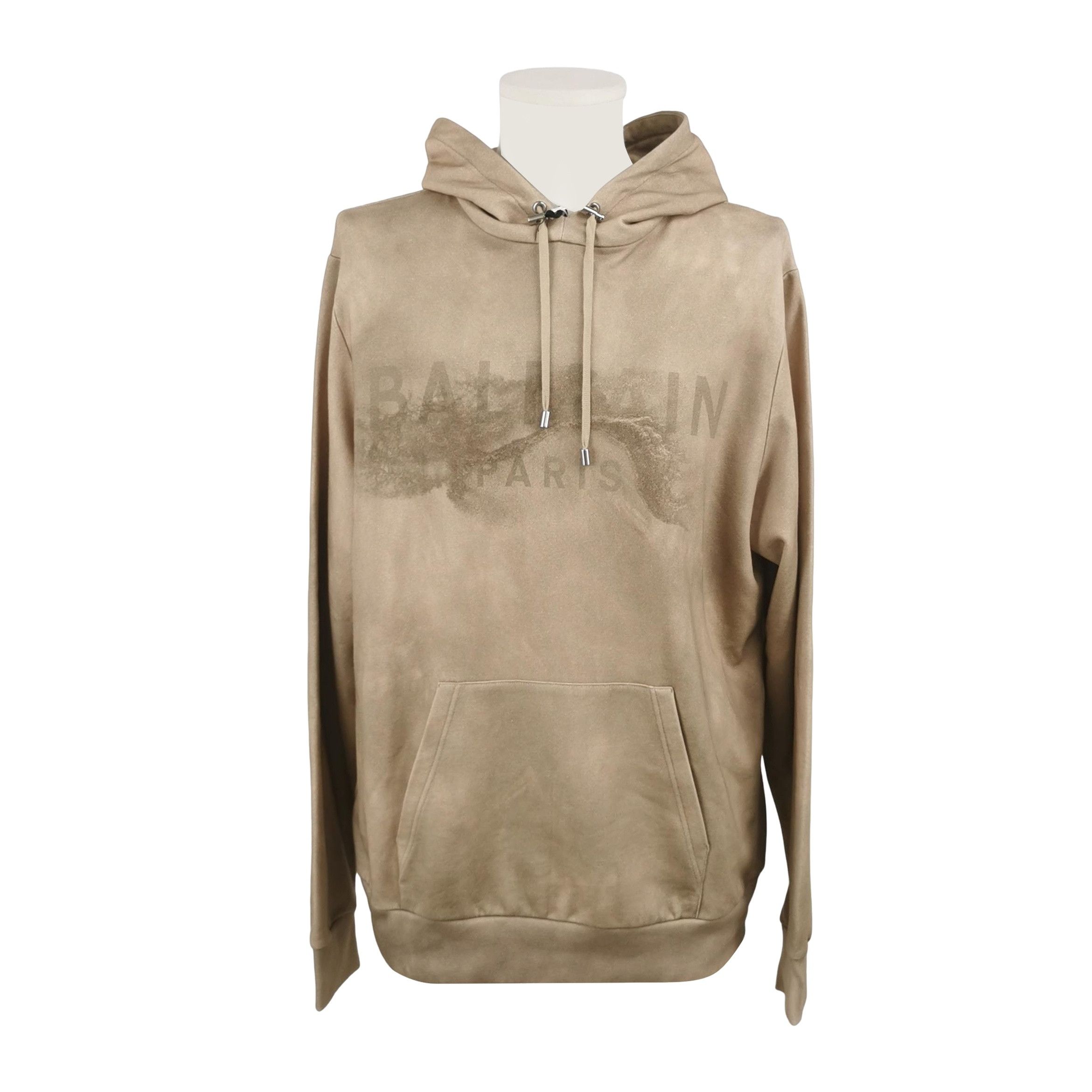Balmain Balmain Logo Graphic Cotton Hoodie S Size US S / EU 44-46 / 1 - 1 Thumbnail