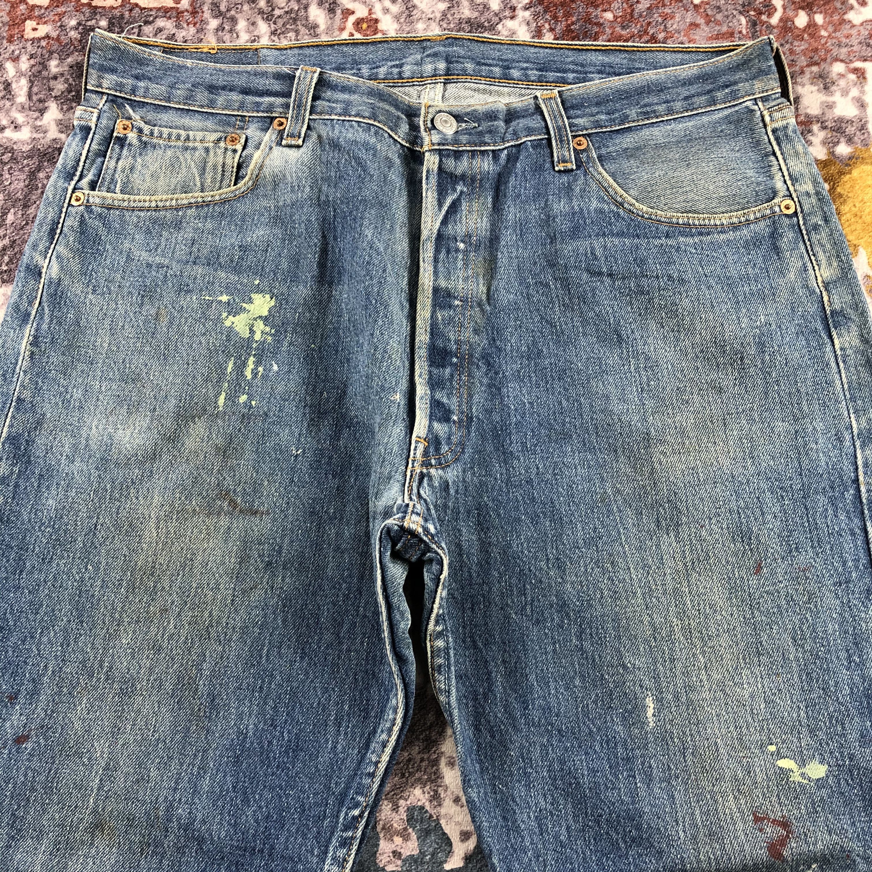Levi's Vintage 90s Levis 501 Jeans-JM2829 Size US 36 / EU 52 - 3 Thumbnail