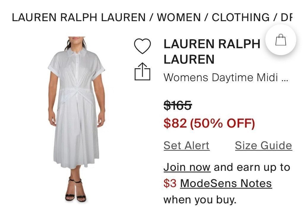 Lauren Ralph Lauren Women's Lauren Ralph Lauren White Dress Size 16 Size XXL / US 16-18 / IT 52-54 - 2 Thumbnail