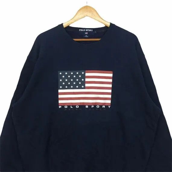 Polo Ralph Lauren Vtg 90' POLO SPORT USA Ralph Lauren Crewneck Sweatshirt Size US L / EU 52-54 / 3 - 2 Thumbnail