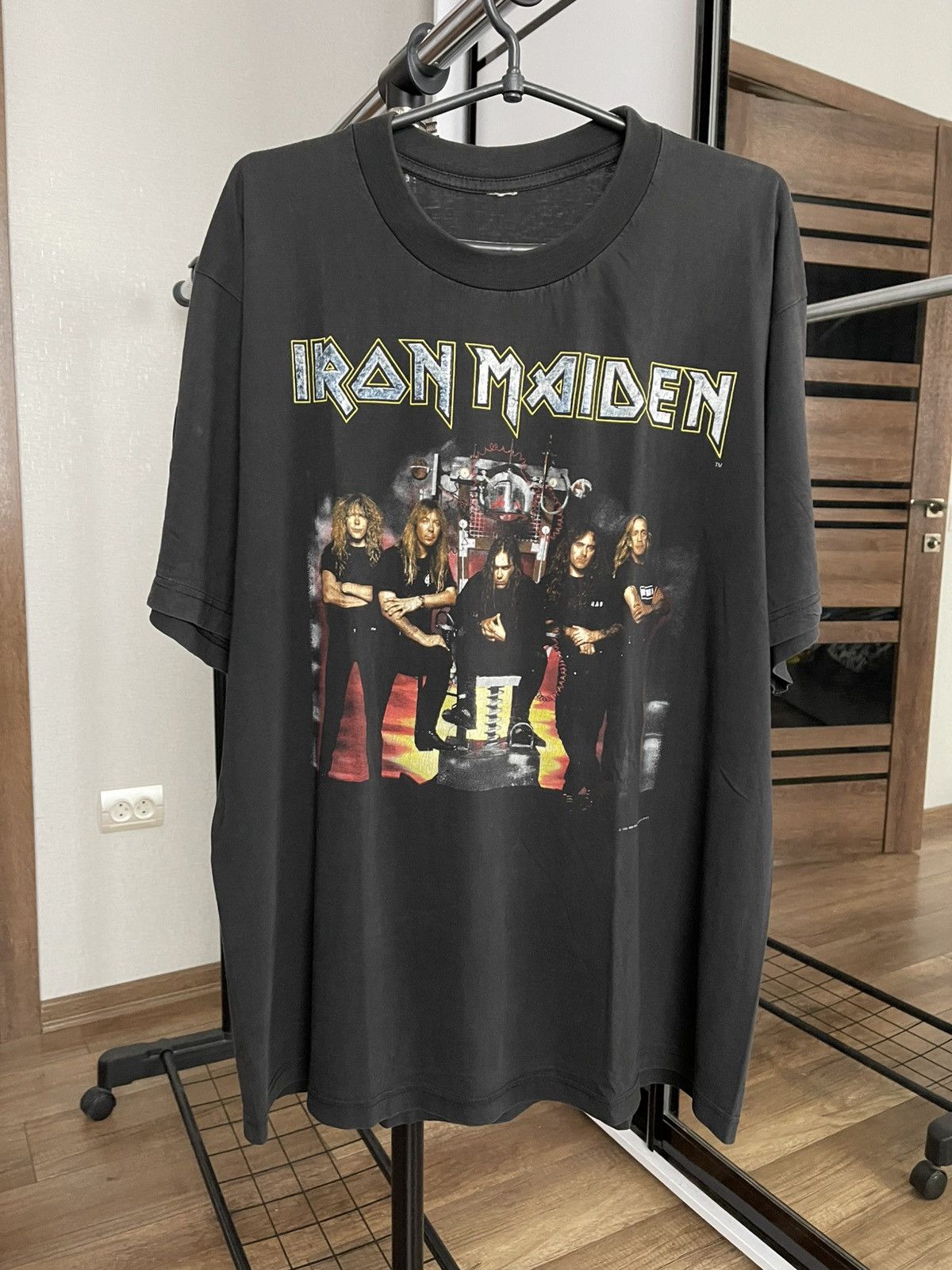 Band Tees 1995 Iron Maiden The X Factor Vintage Rock Band T-Shirt Tee Size US XL / EU 56 / 4 - 3 Thumbnail