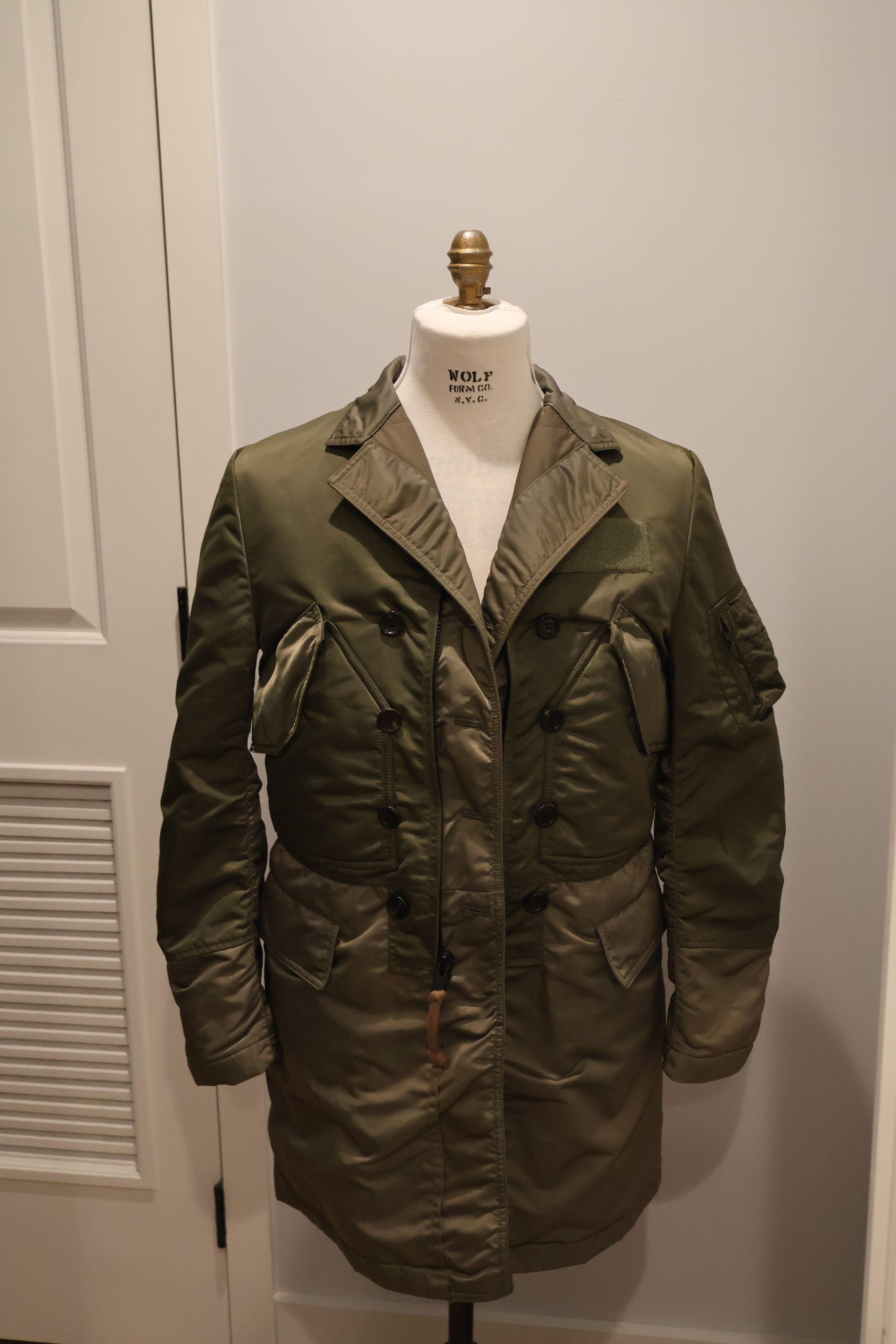 Junya Watanabe eYe Junya Watanabe Man deconstructed nylon green bomber Size US M / EU 48-50 / 2 - 1 Thumbnail