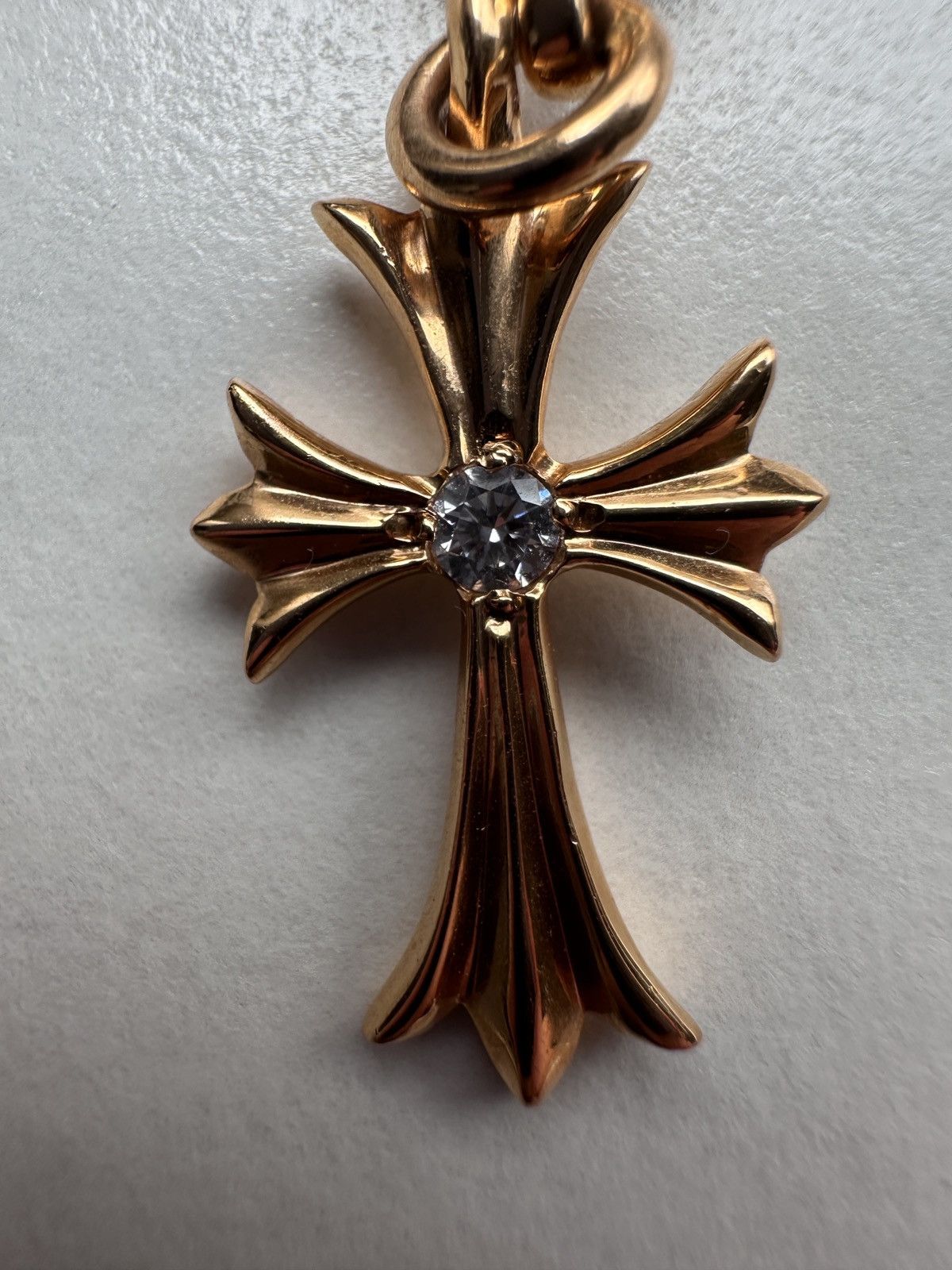 Chrome Hearts Chrome hearts 22k tiny cross pendent Size ONE SIZE - 3 Thumbnail